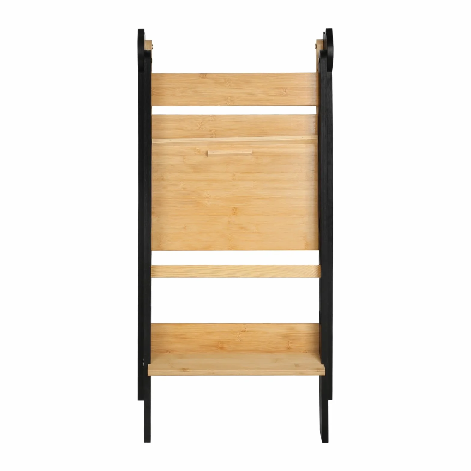 Torre de Observación Montessori para Niños con Estantes Ajustables 88x45x45 cm Café Negro