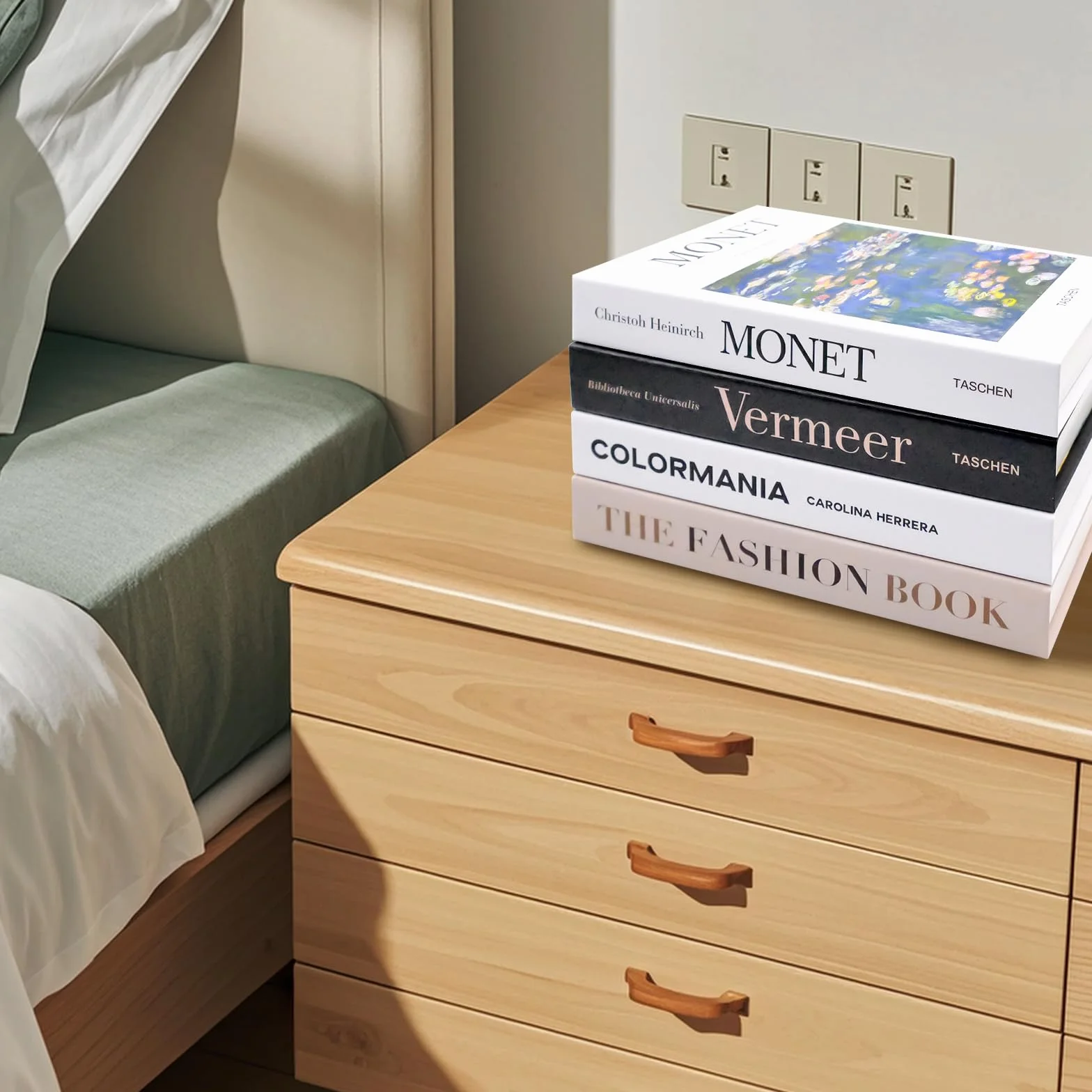Zatixbu 4 Piezas Libros Falsos Decorativos, Moda Libros de Imitación Plegables Fácil de Montar, Libros Artísticos Modernos para Decoración de Hogar Estantería y Mesa de Centro