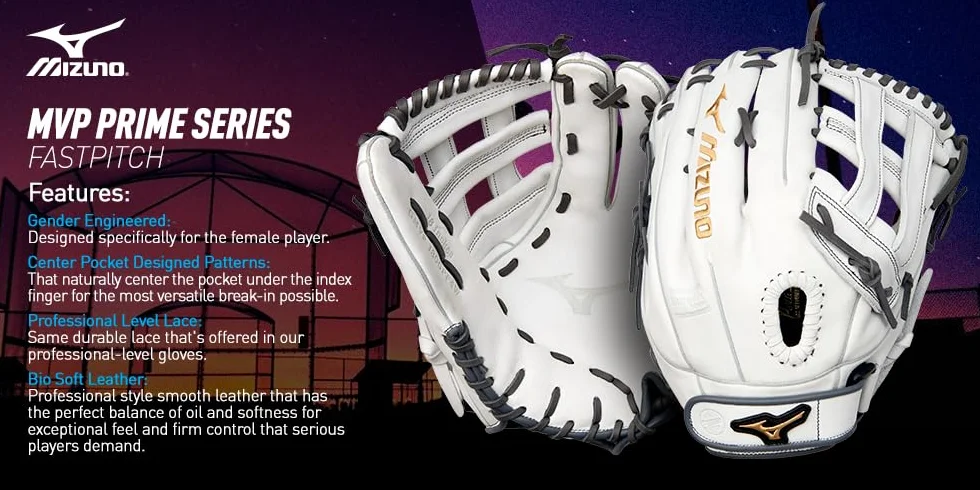Mizuno MVP Prime FP Guantes de Bola para Hombre
