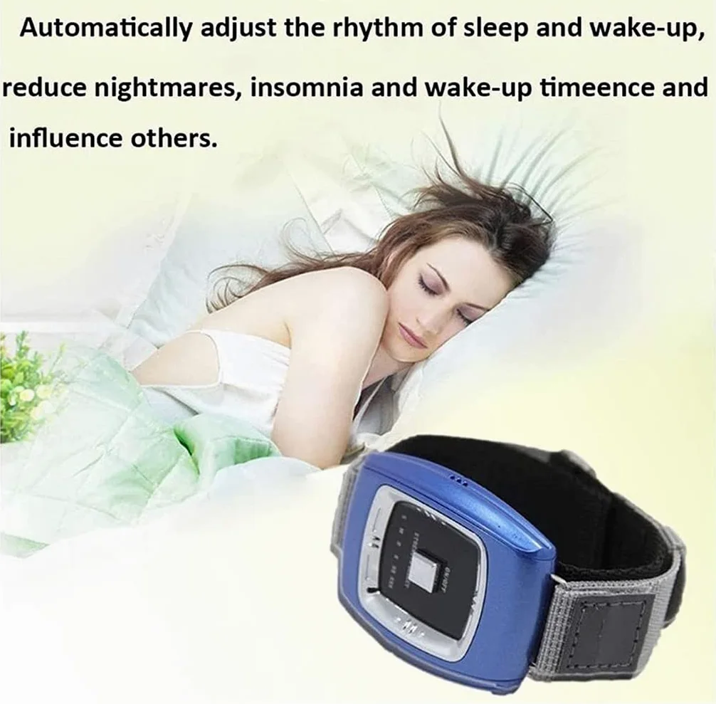 Pulsera Antirronquidos Smart Snore Stopper Watch Biosensor Rayo Infrarrojo Detecta El Dispositivo Antirronquidos Los Dispositivos Antirronquidos Más Efectivos para Hombres Y Mujeres