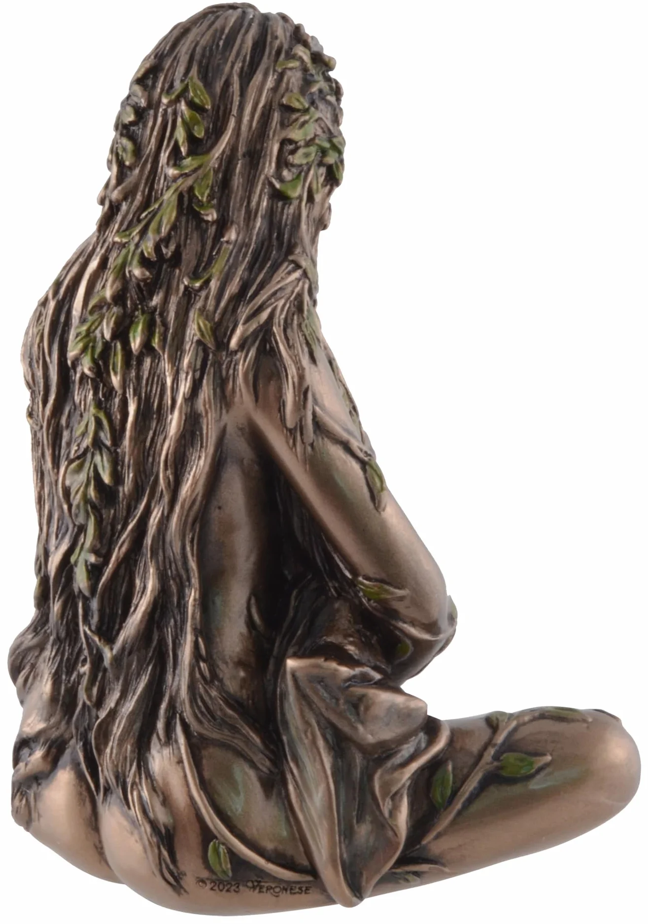 VOGLER Joh. Vogler GmbH Gaia - Figura de tierra con bebé en el pecho, color bronce