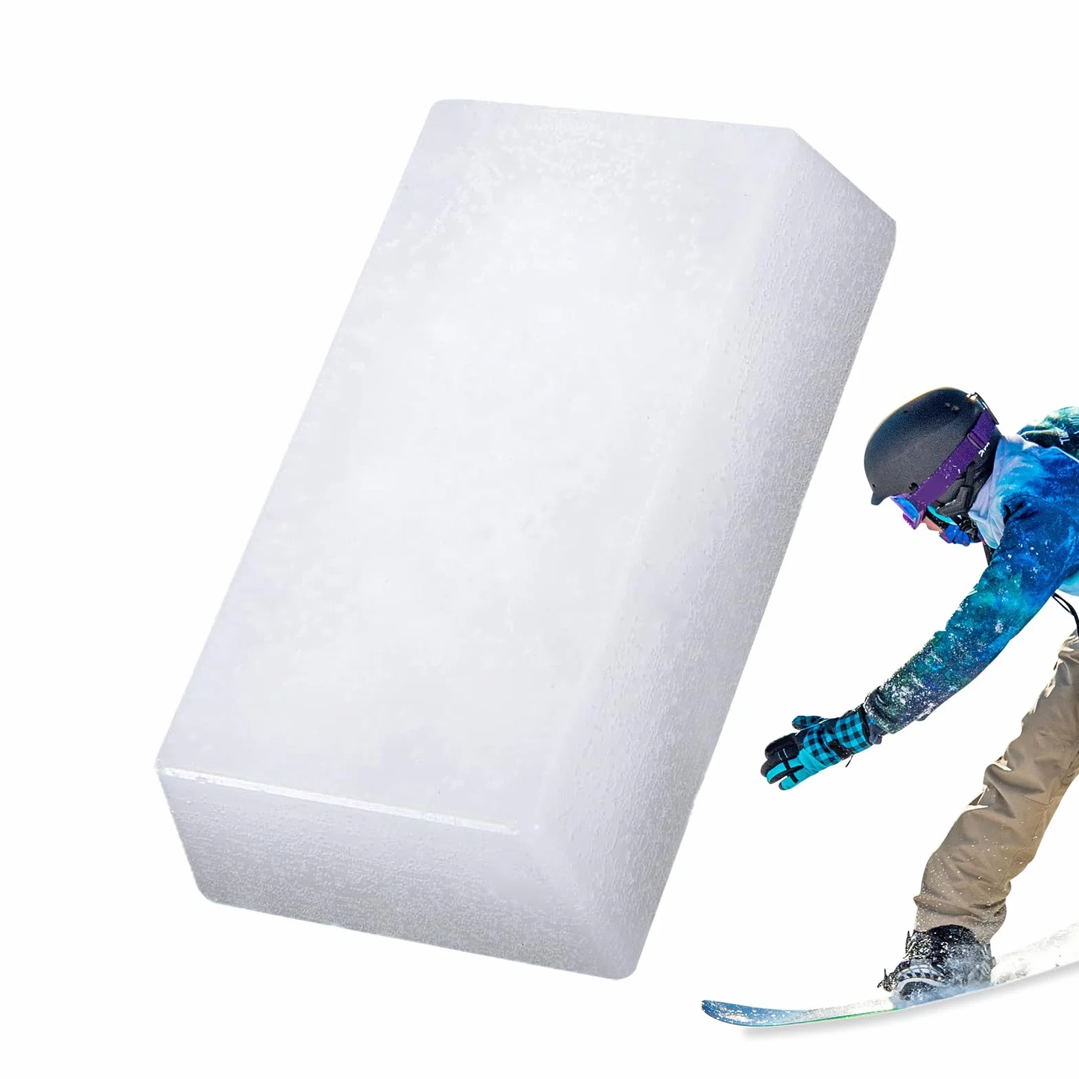 Genérico Snowboard Wax – 70g Lightweight Fast Glide Formula, Protective Snowboard Skiing Wax, Smooth Riding Performance | Men Women, Boys Girls, Families Teens, Youth, Snowboards Competition