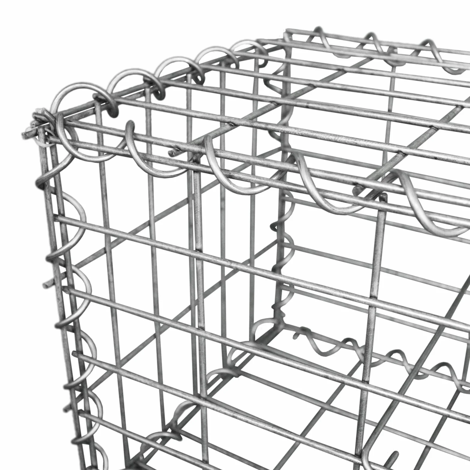 3 Cestas de Gaviones Metálicos 100x50x30cm para Paisajismo Decoración Jardín Exterior Gaviones Resistentes a la Intemperie y Corrosión con Par de Guantes Protectores 90 Conectores + 12 Ganchos GRATIS