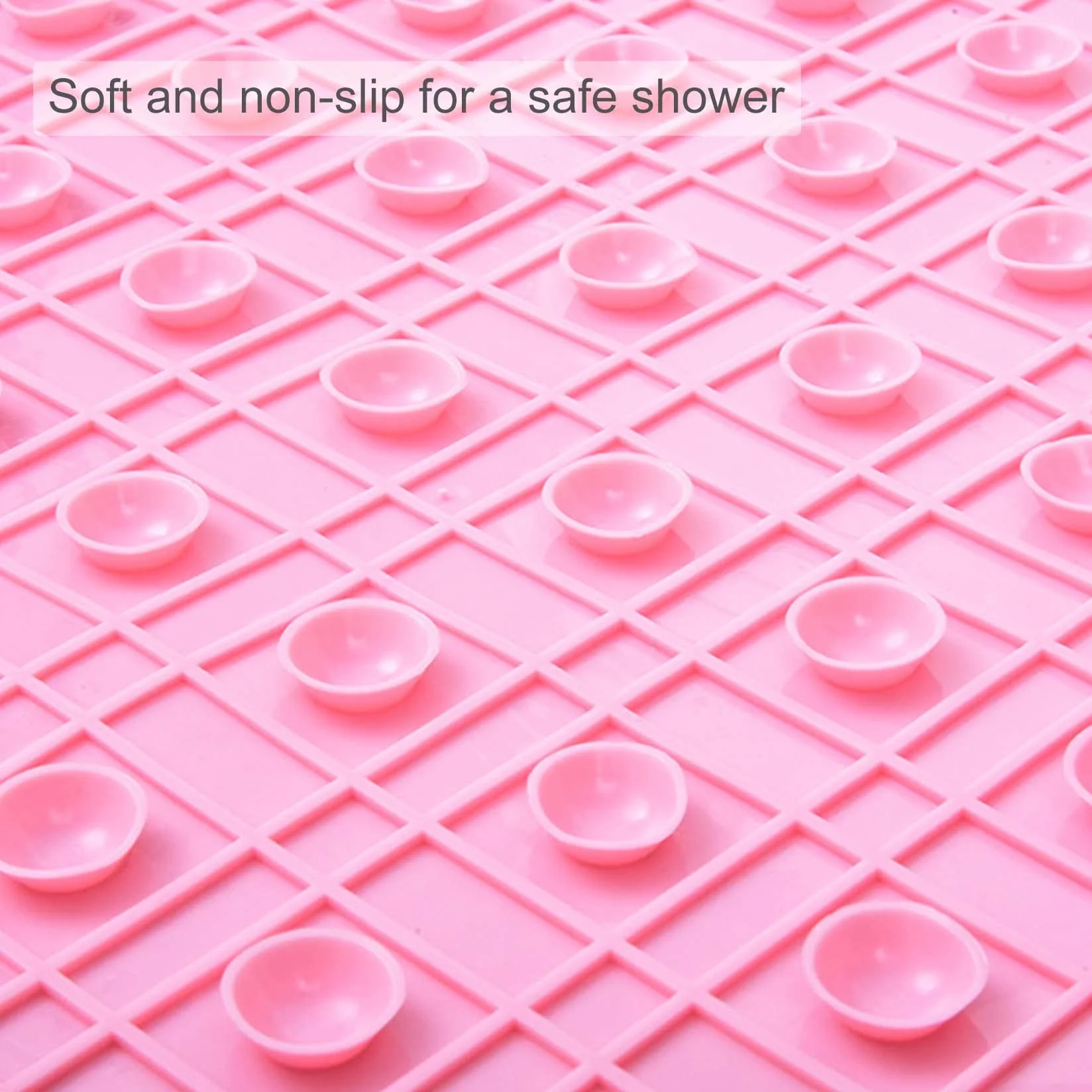 Alfombrillas de baño Antideslizantes, Alfombrilla de Ducha Curva, Alfombrillas de Ducha para baño Antideslizantes con ventosas, Almohadilla para pies de ma