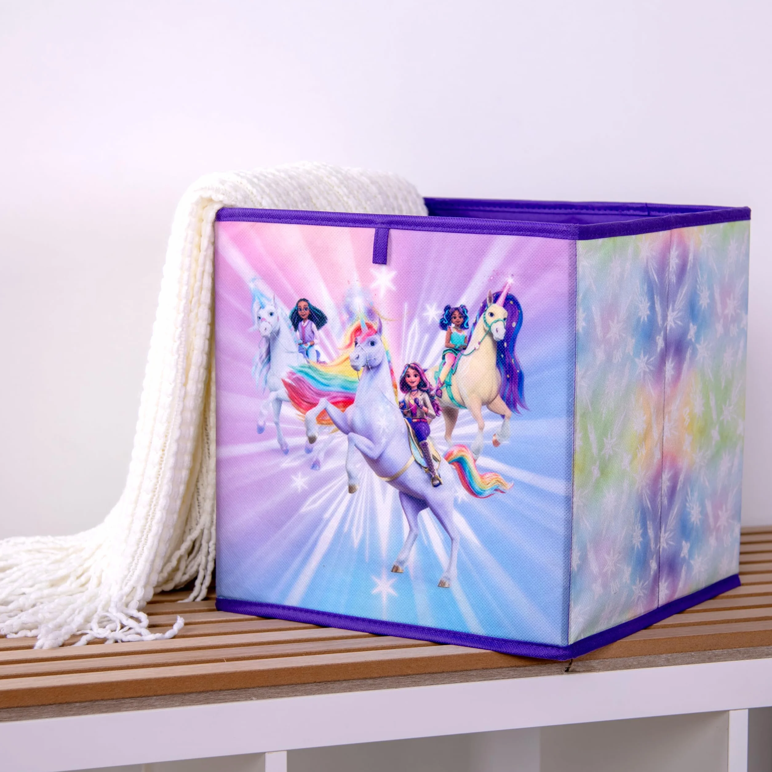 Herding Unicorn Academy Caja de almacenamiento 30 x 30 x 30 cm polipropileno