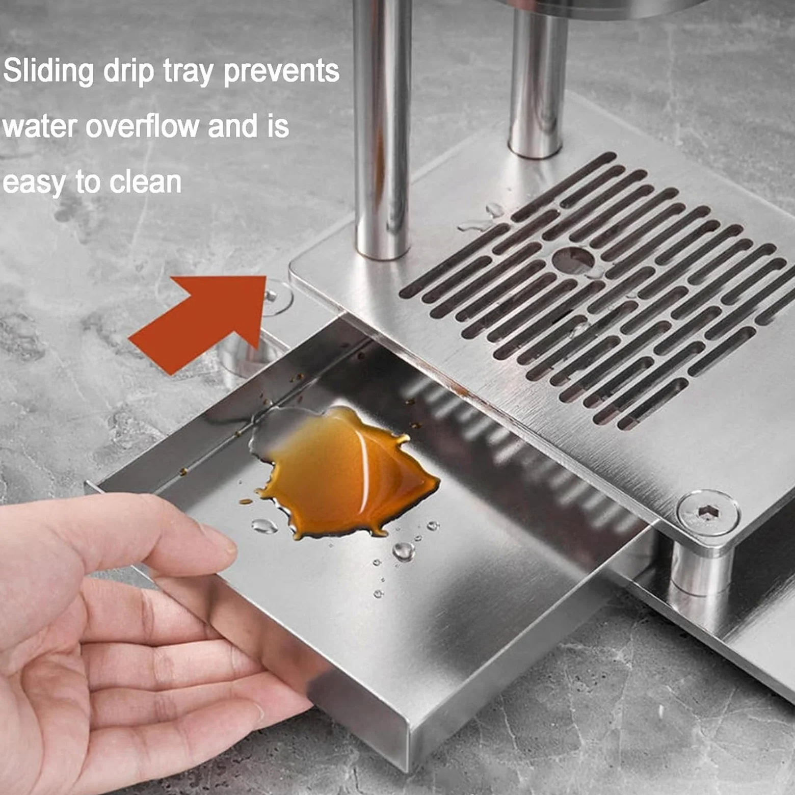 Cafetera manual, cafetera no eléctrica de acero inoxidable, presión de 1 a 16 bar, capacidad de 345 ml para uso doméstico y exterior