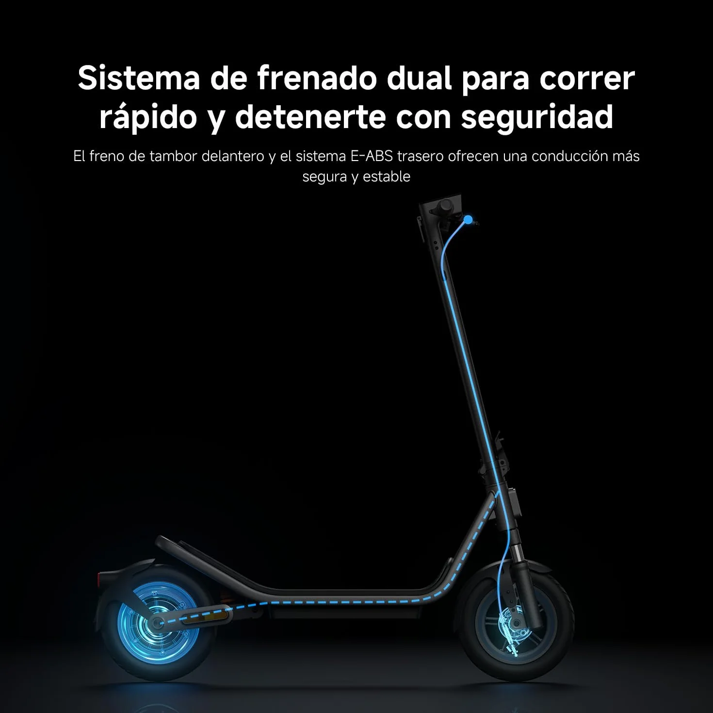Xiaomi Patinete Eléctrico Serie 6 Homologado DGT 25 km/h Autonomía 25-75 km Neumáticos Sin Cámara 10-12" Plegable Doble Freno