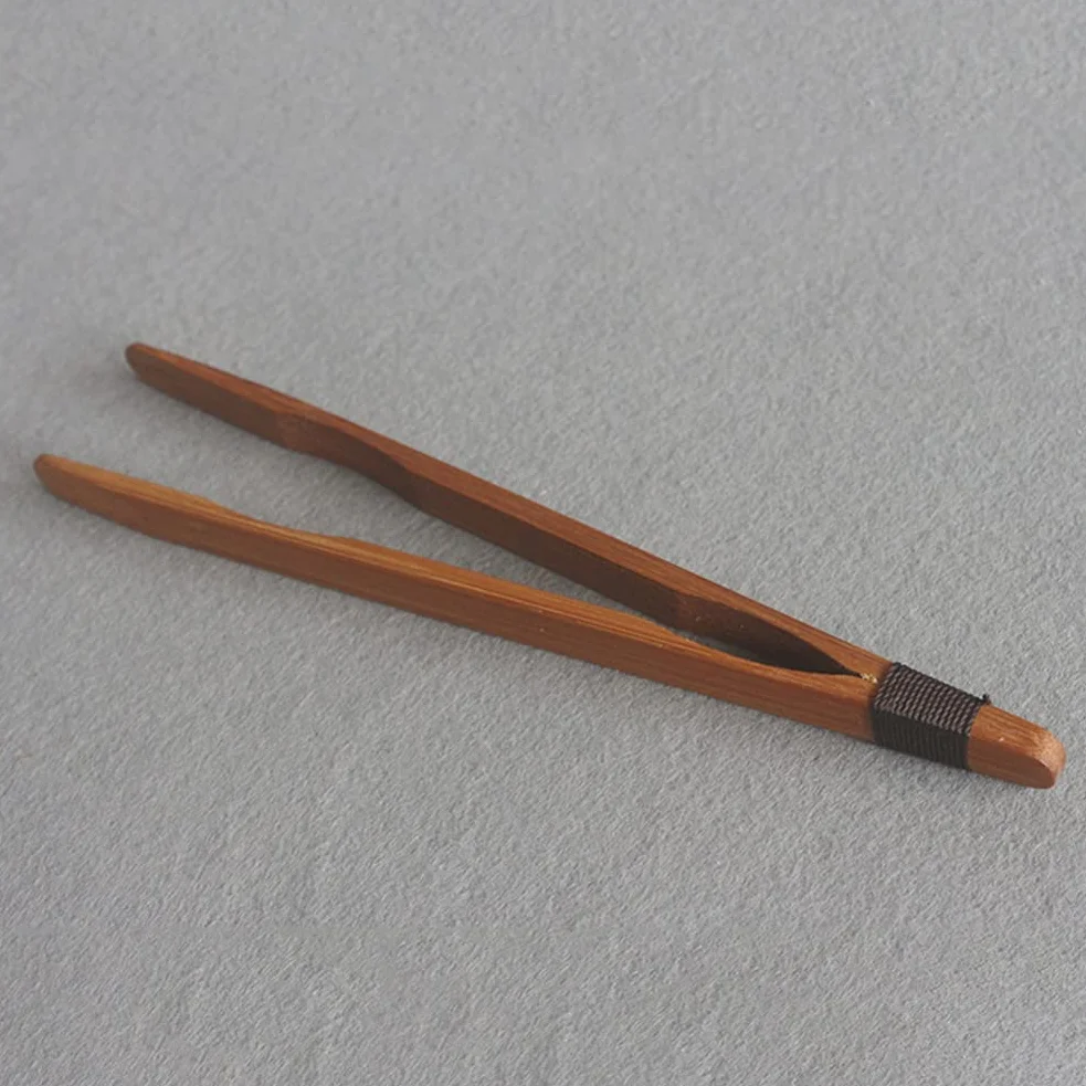 Juego de 3 utensilios para ceremonia de té, herramientas de té chino Gong Fu, juego de té Kungfu, herramientas de té de bambú natural, cuchara, pinzas para amantes del té