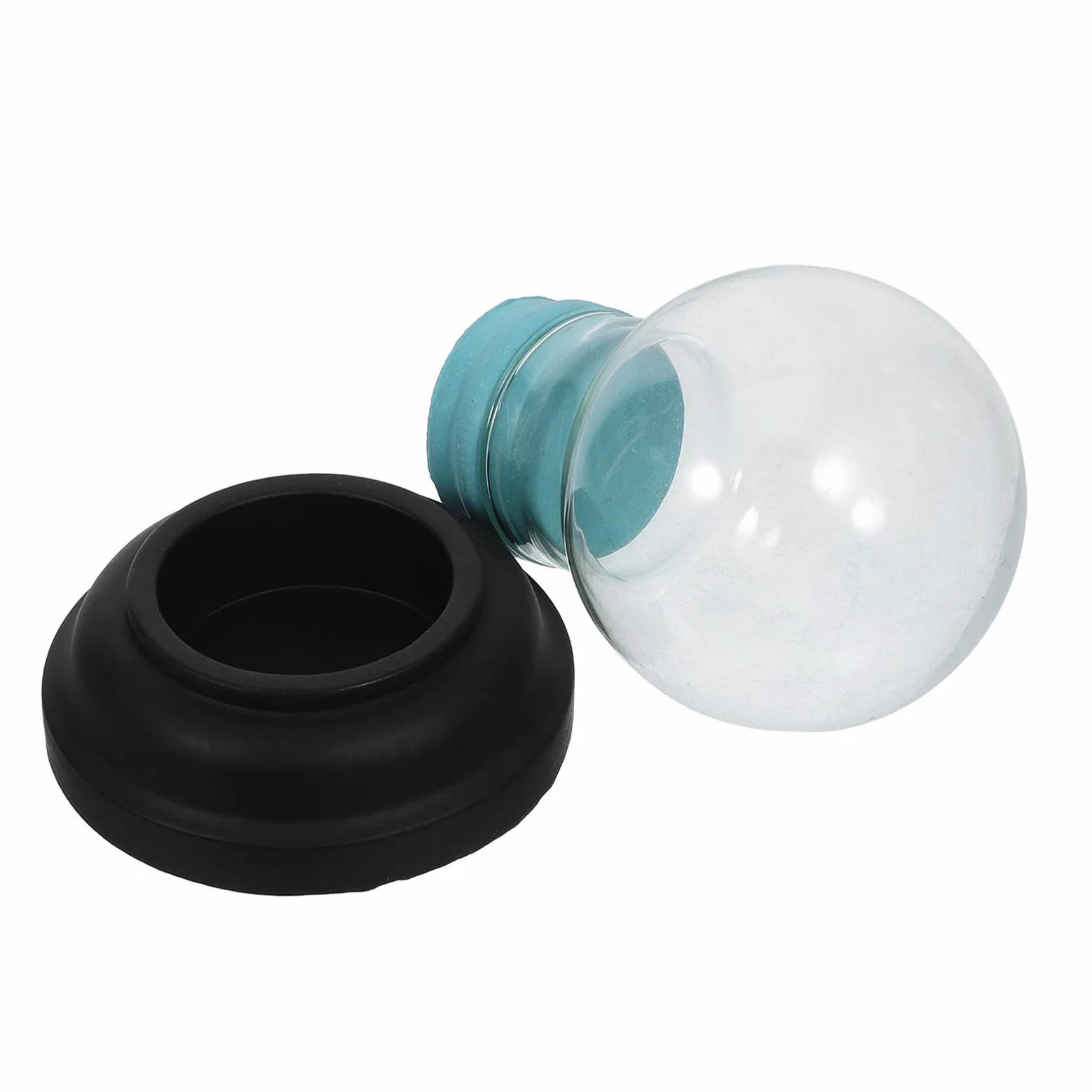 TOYANDONA 5 Piezas Cúpula de Bola de Nieve Navideña de Vidrio 3 Pulgadas | Tapa de Rosca, Diseño Reutilizable y Fácil de Limpiar, para Manualidades DIY y Decoración de Navidad