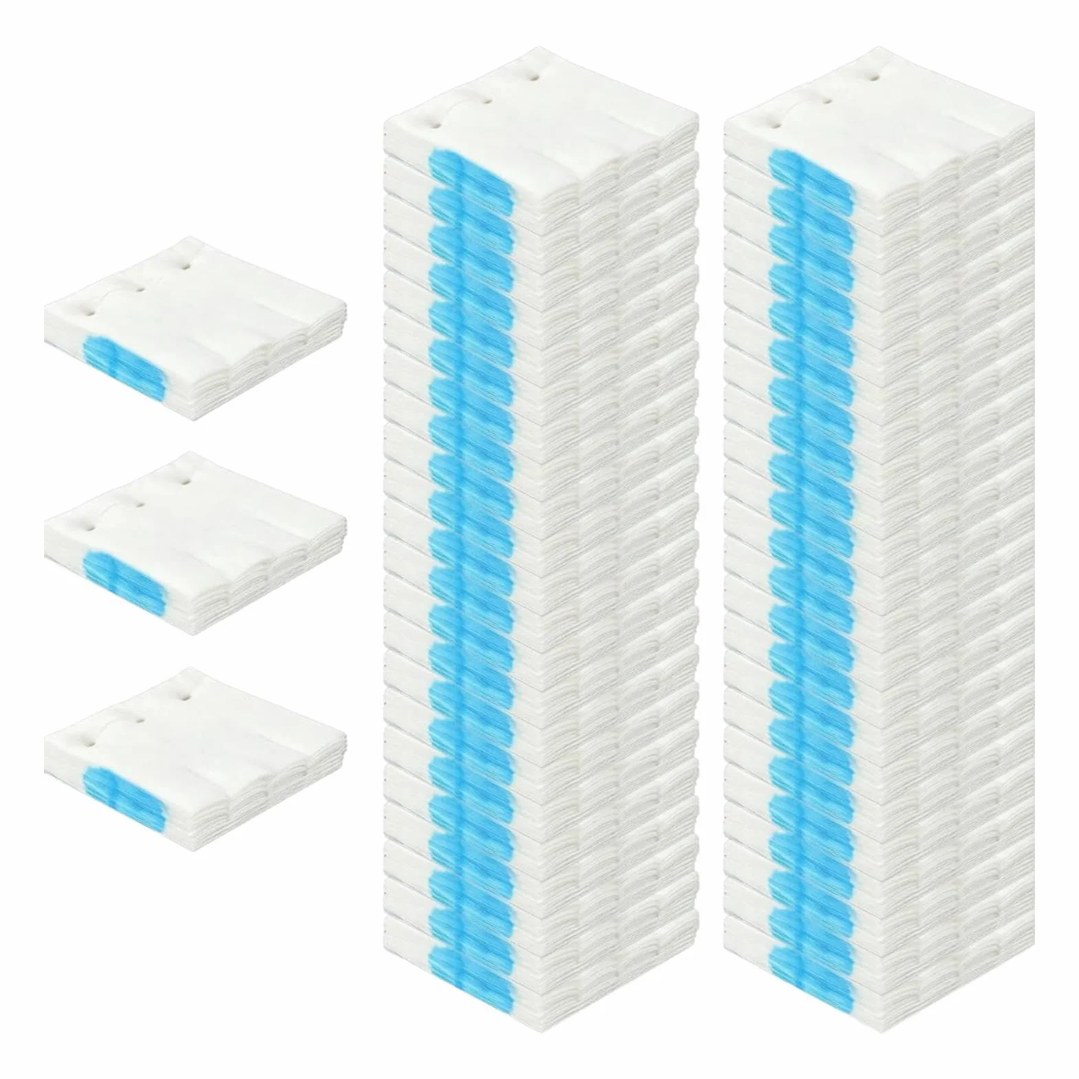 36 Piezas de Recambios de Cabezales de Cepillo para Inodoro, Esponjas Multiusos para Limpieza del Baño, Reemplazables, Higiénicas Y Desechables, 72 Piezas