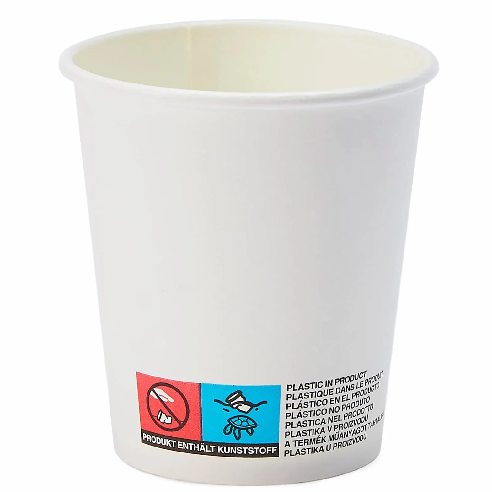 Adri Vasos de Café Desechables, 100 Blancos, 120 ml, para Bebidas Frías y Calientes 4 oz (100, Blanco, 120 ml)