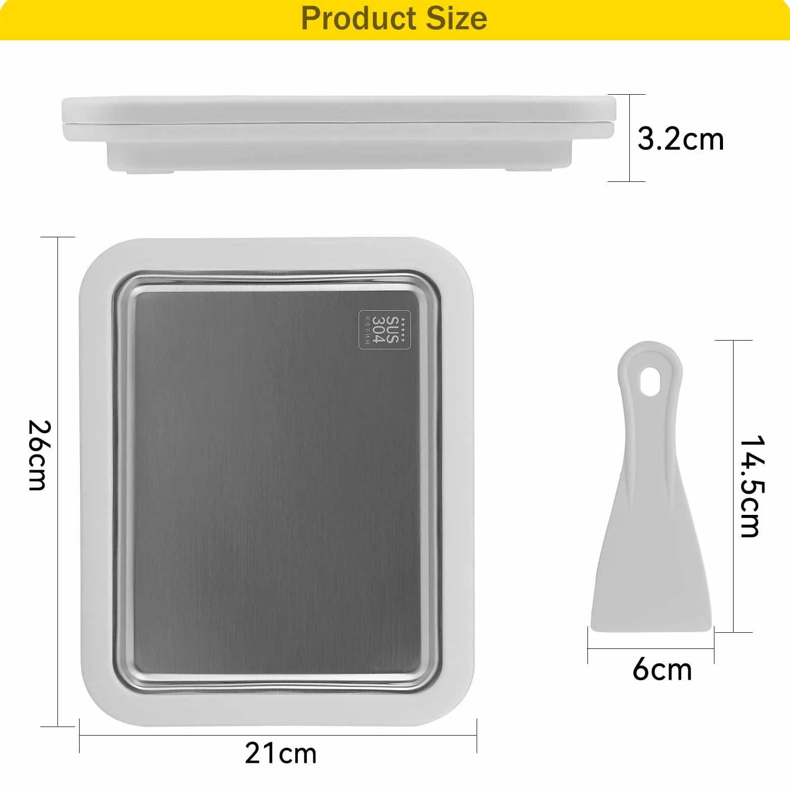 DBREAKS Fabricante de rollos de helado,Plancha para Helados,Maquina de hacer helados,INstant Ice Cream Roll Maker,Heladera Instantánea de acero inoxidable para helado de yogur helado sorbete,Blanco