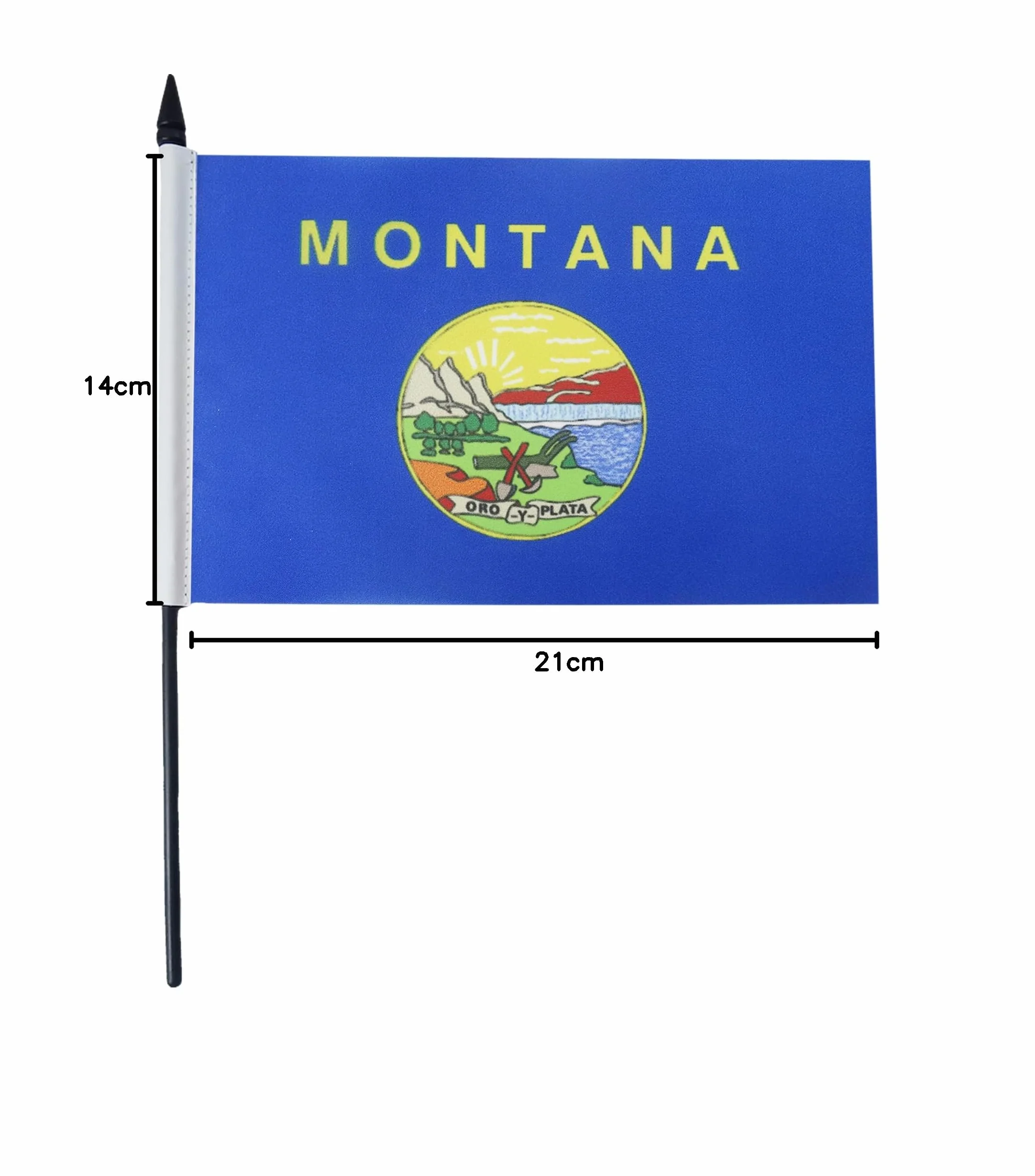 AZ FLAG Bandera de Mesa de Montana 21x14 cm Americana Ee.Uu