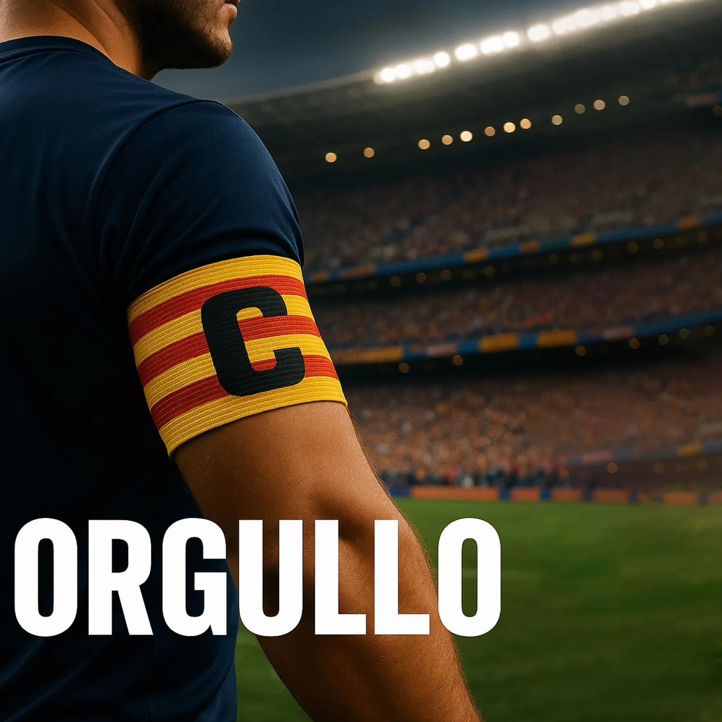 Brazalete de Capitán Senyera Fútbol Adulto Catalunya