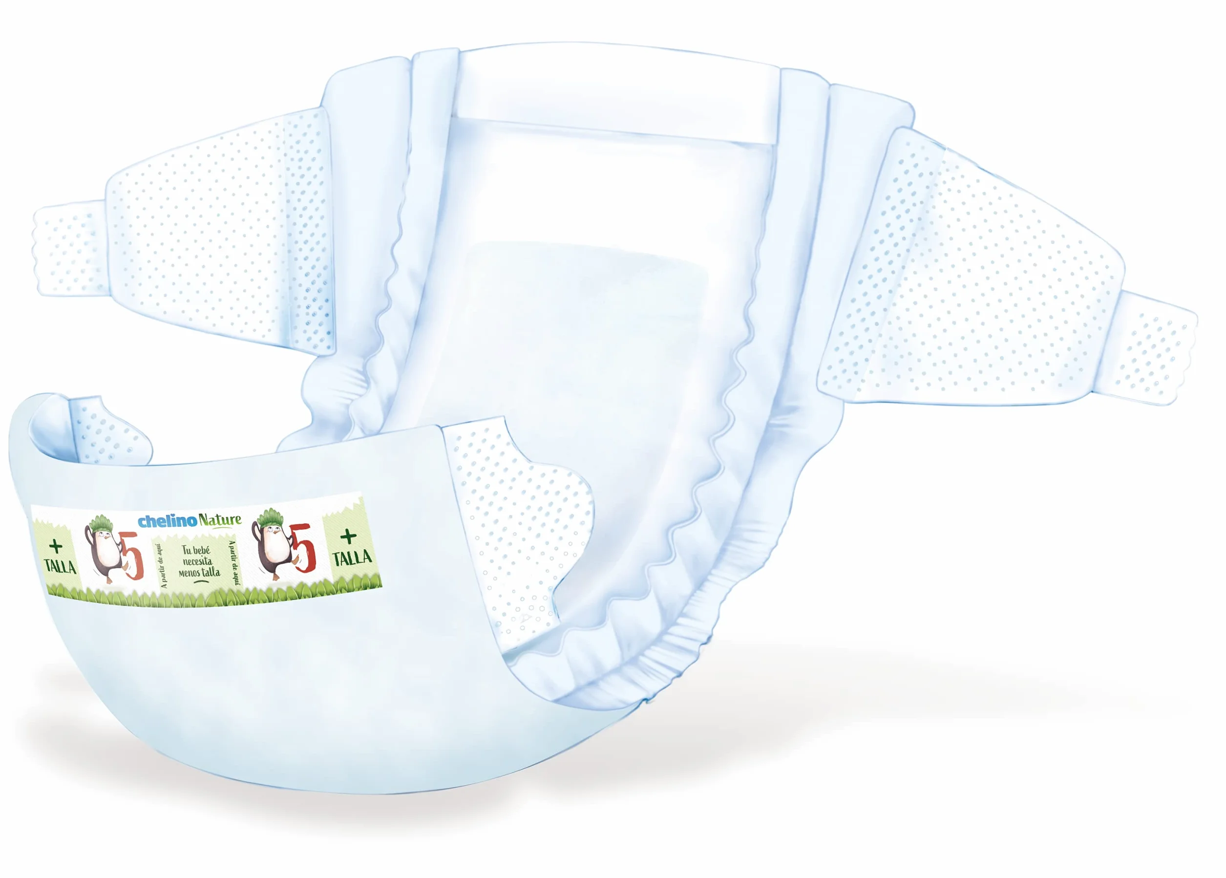 Chelino Nature Pañal Infantil Talla 5 (13-18 kg) 180 Pañales