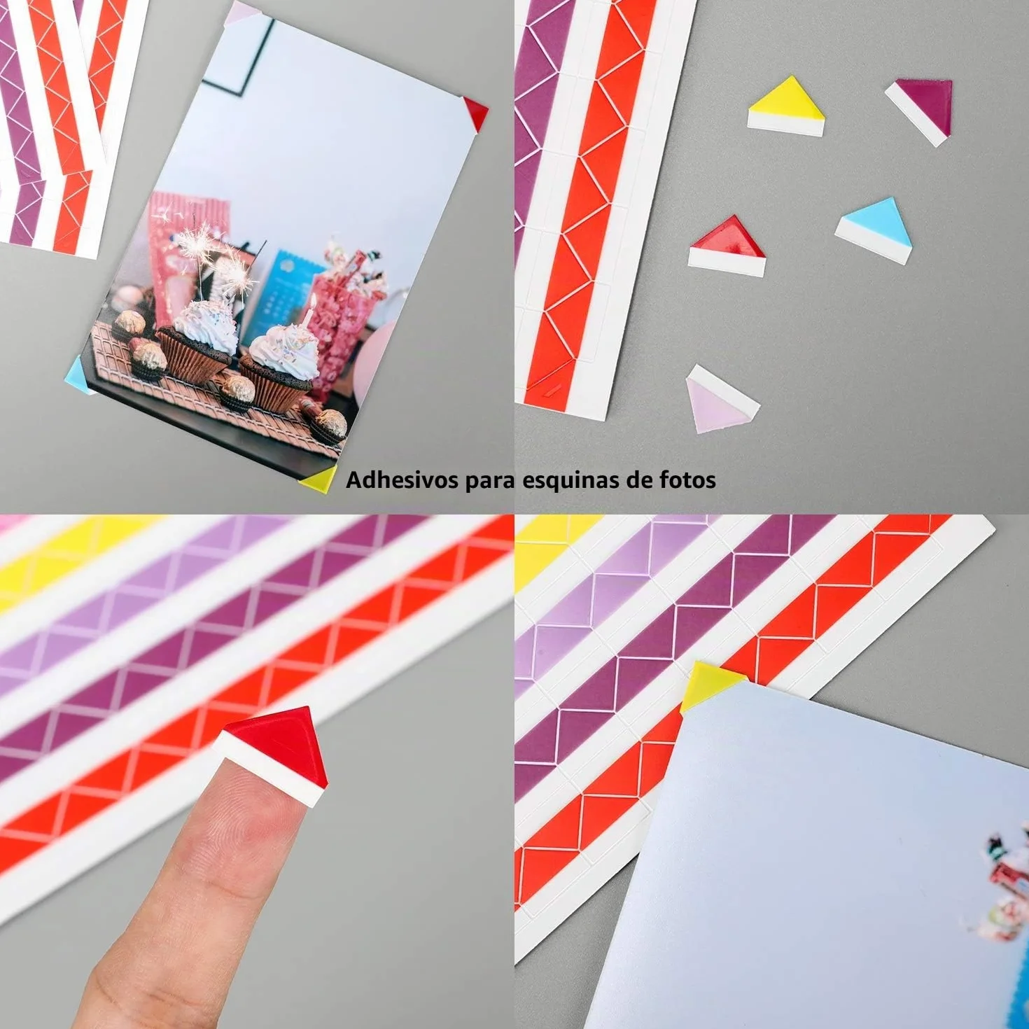 Album de Fotos para Pegar y Escribir Scrapbook, 80 Páginas Negras, DIY Scrapbooking Set con 10 rotuladores 5pcs Plantillas 6pcs Pegatinas y 2pcs Photo Corners, Original Regalos
