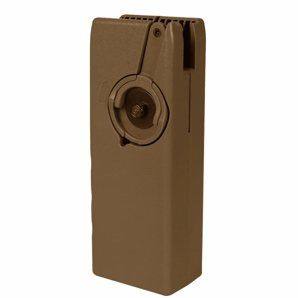 Cargador Rápido de Airsoft Speed Loader M4 Manivela Hunting Magazine Quick Loader - 6MM 1000 Rondas - Tan - Plástico