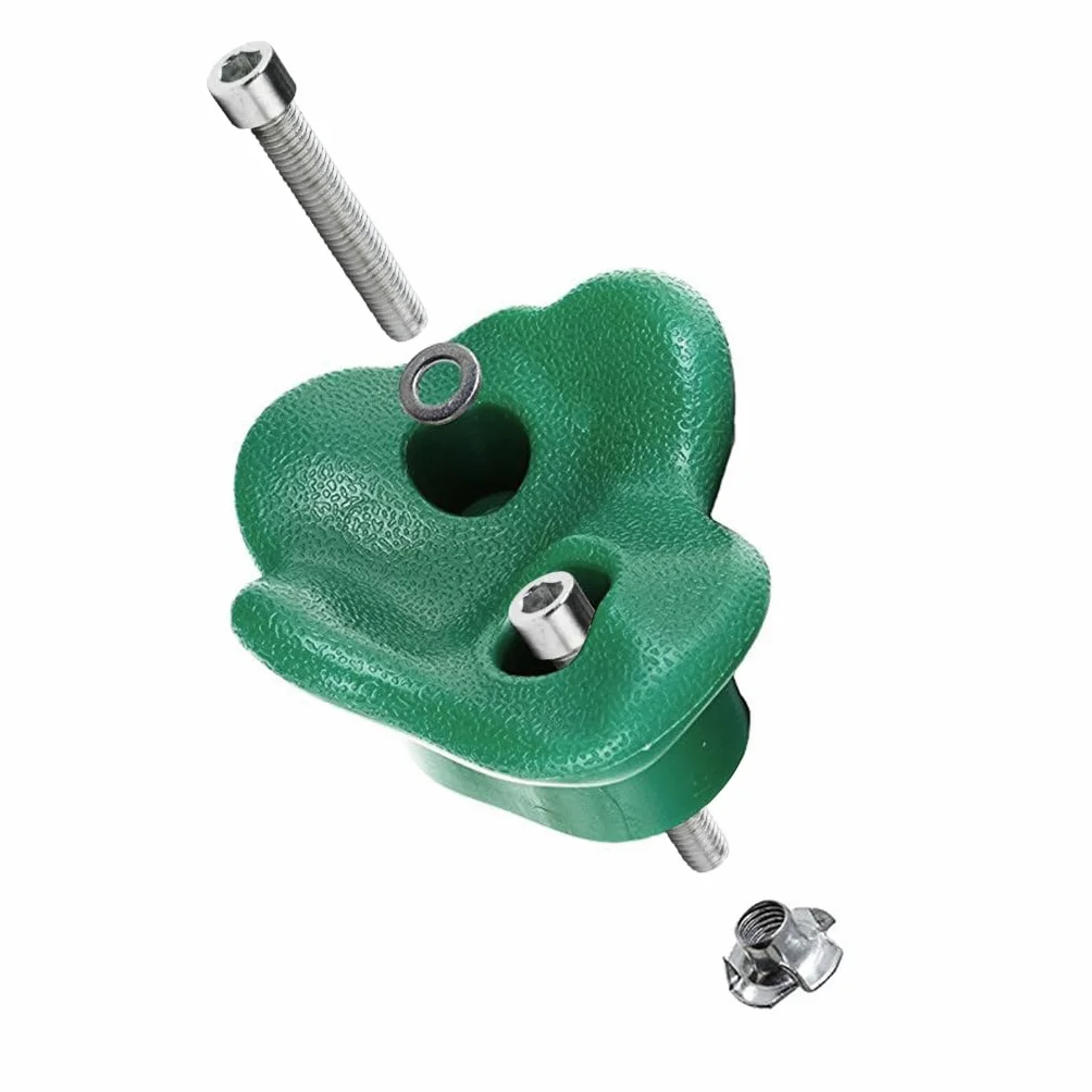 KINSPORY Escalada de Roca para niños con 2 Asas Azules, Material de fijación Incluido