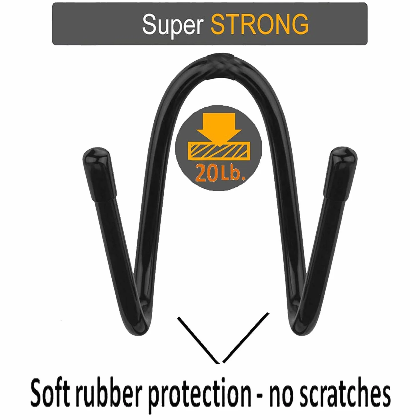 Soporte ajustable para espadas Organizador de pared Gancho de almacenamiento 2/PK