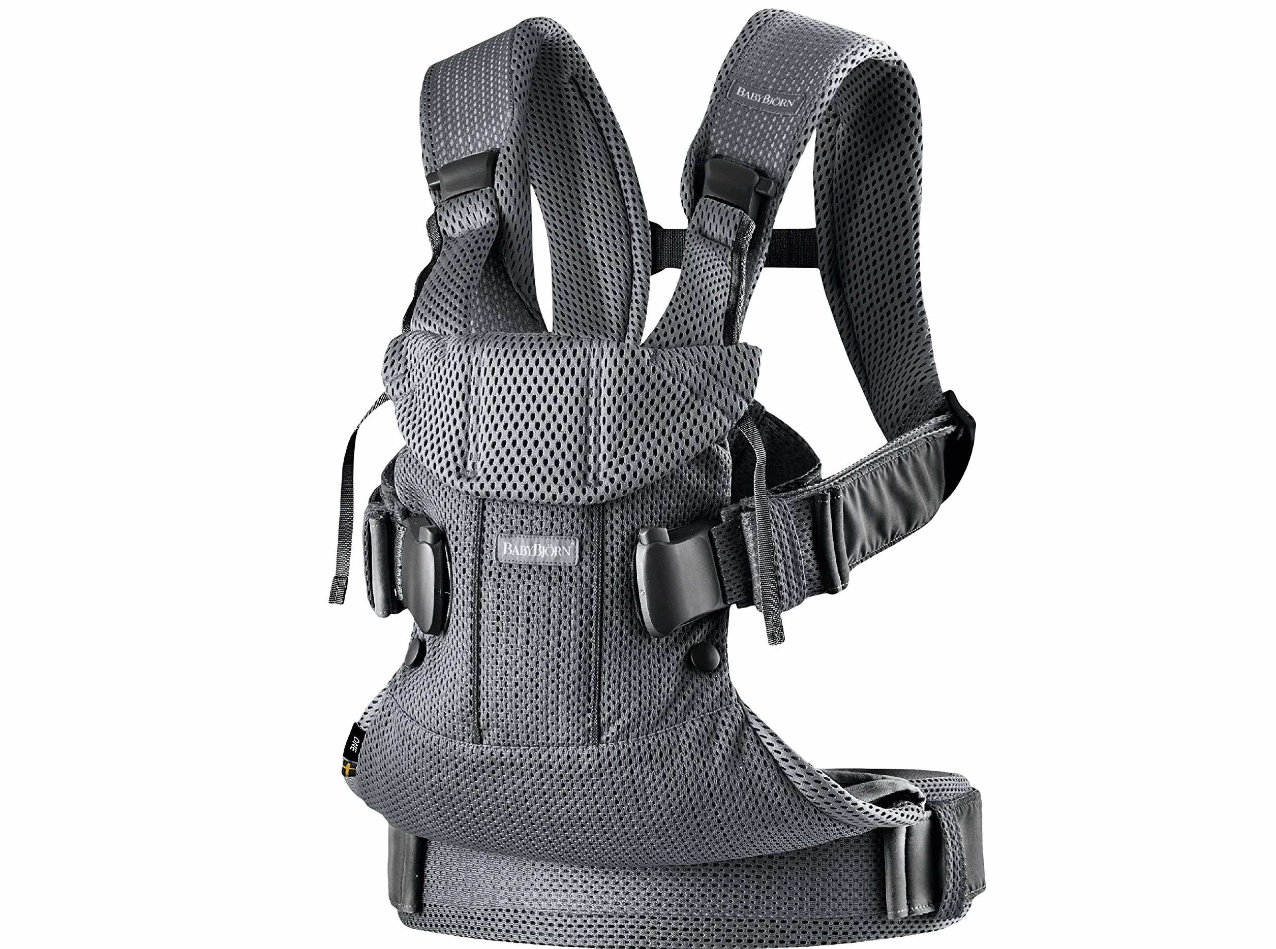BABYBJÖRN Mochila Porta Bebé One Air, 3D Mesh, Antracita