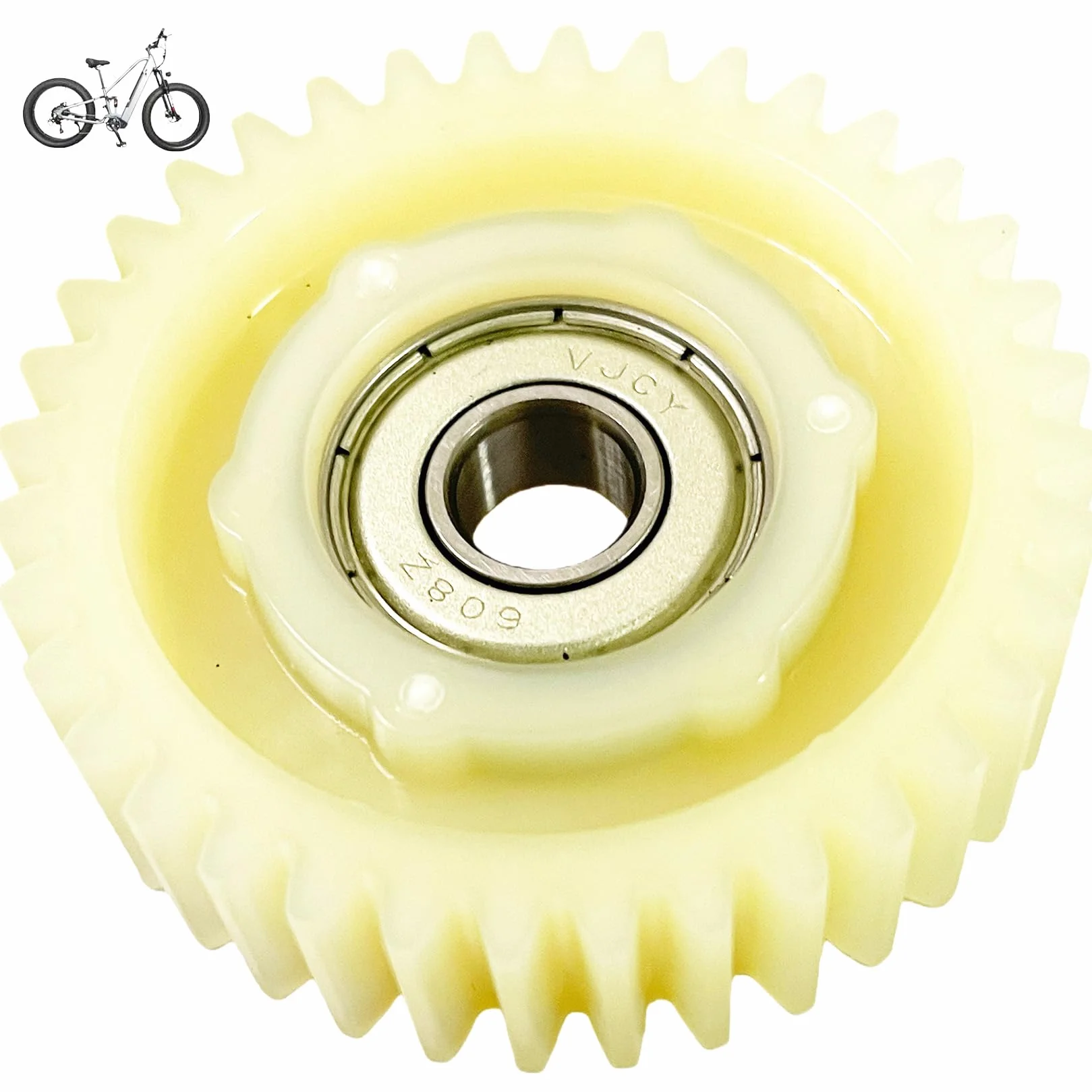 Engranaje Planetario de Nailon 36T 47.5mm Paquete de 3 para Motor de Cubo 500W-1000W Bicicleta
