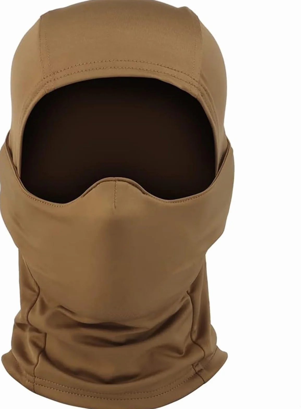 Pasamontañas Transpirable con Máscara De Silicona, Casco Táctico Estilo Ninja con Protección Facial Completa(C)