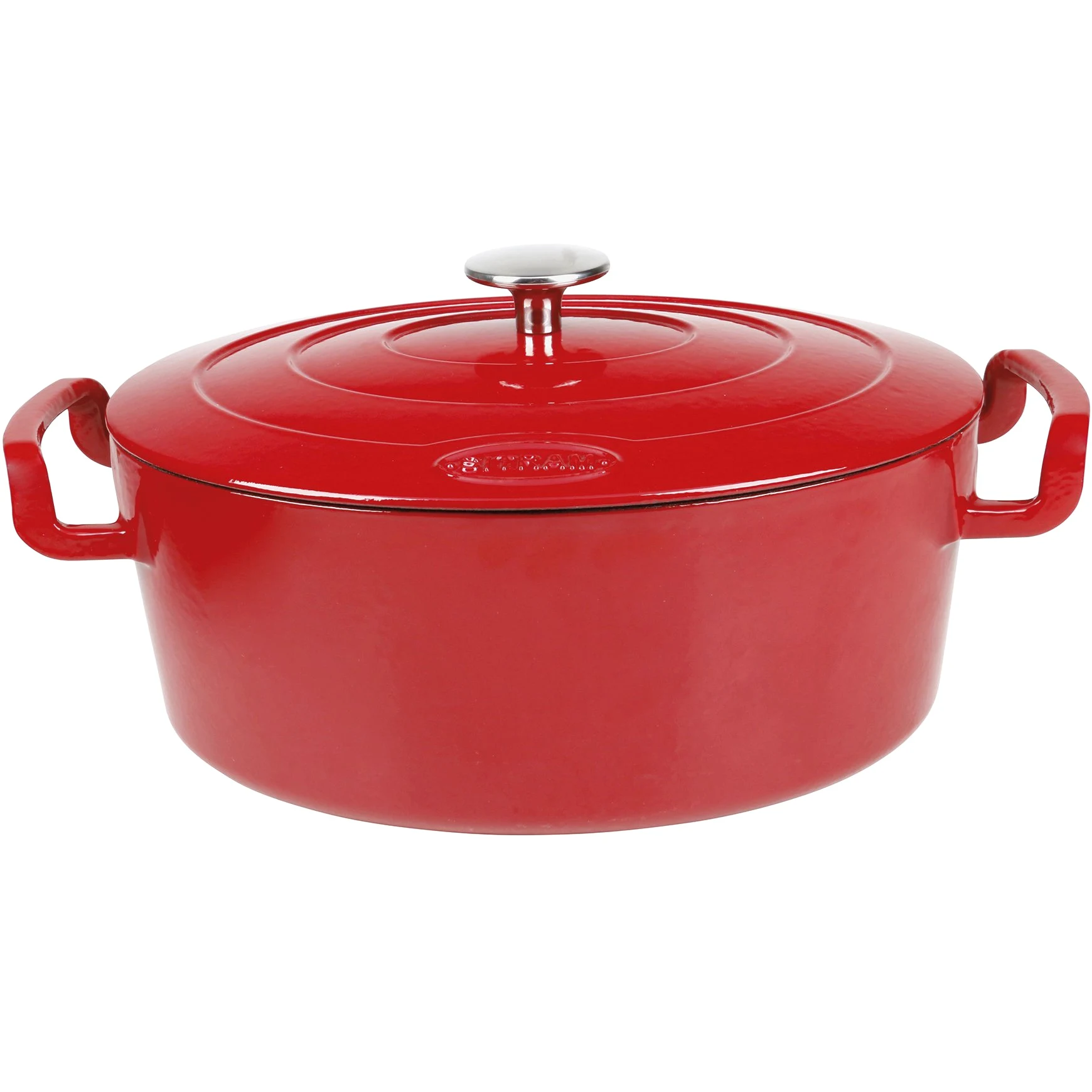 SITRAM Sitrabella Cocotte, Hierro, Rojo, 6,5 l