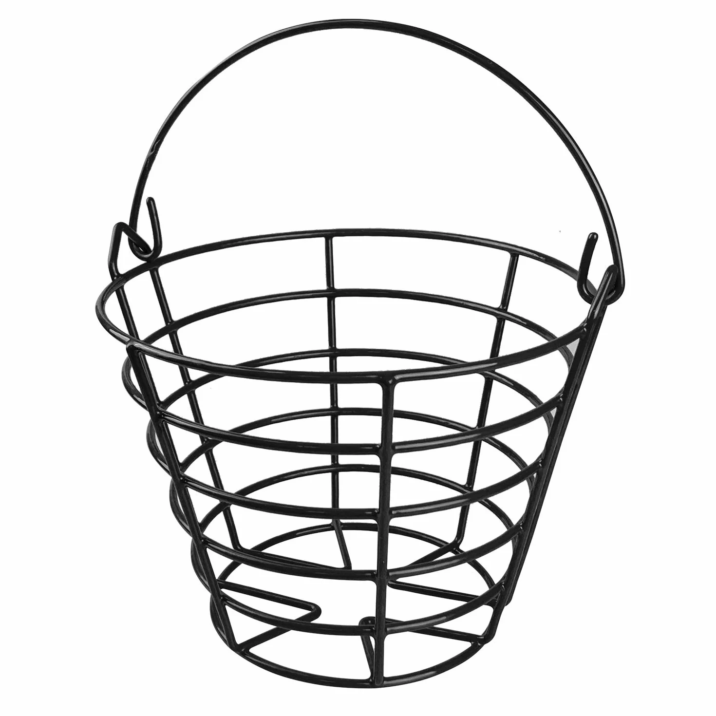 KOFULL - Cesta de metal con asa para 50 pelotas de golf