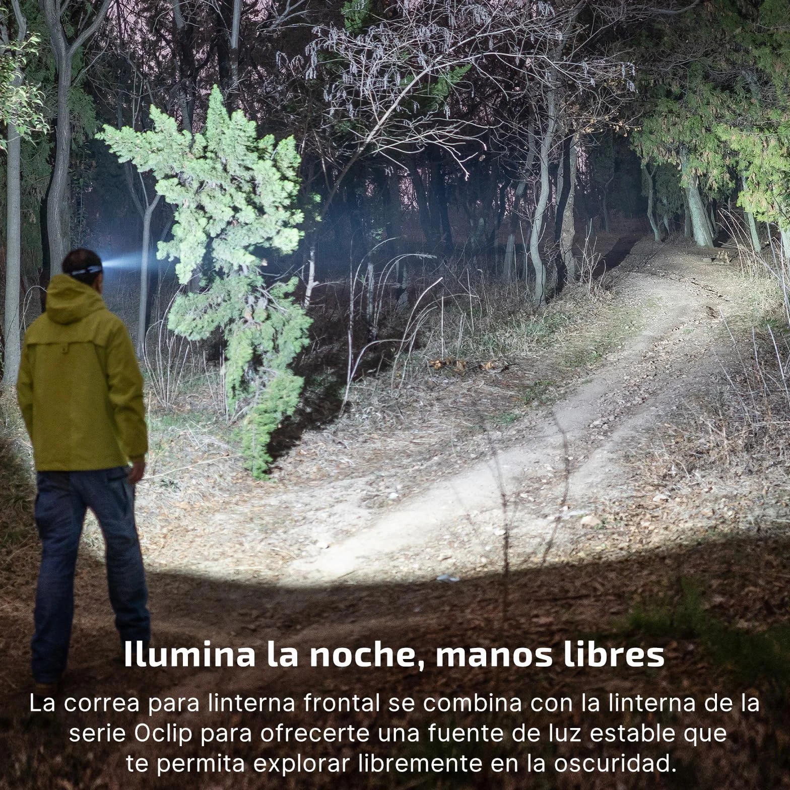 OLIGHT Oclip Linterna Frontal Portátil Manos Libres Negro