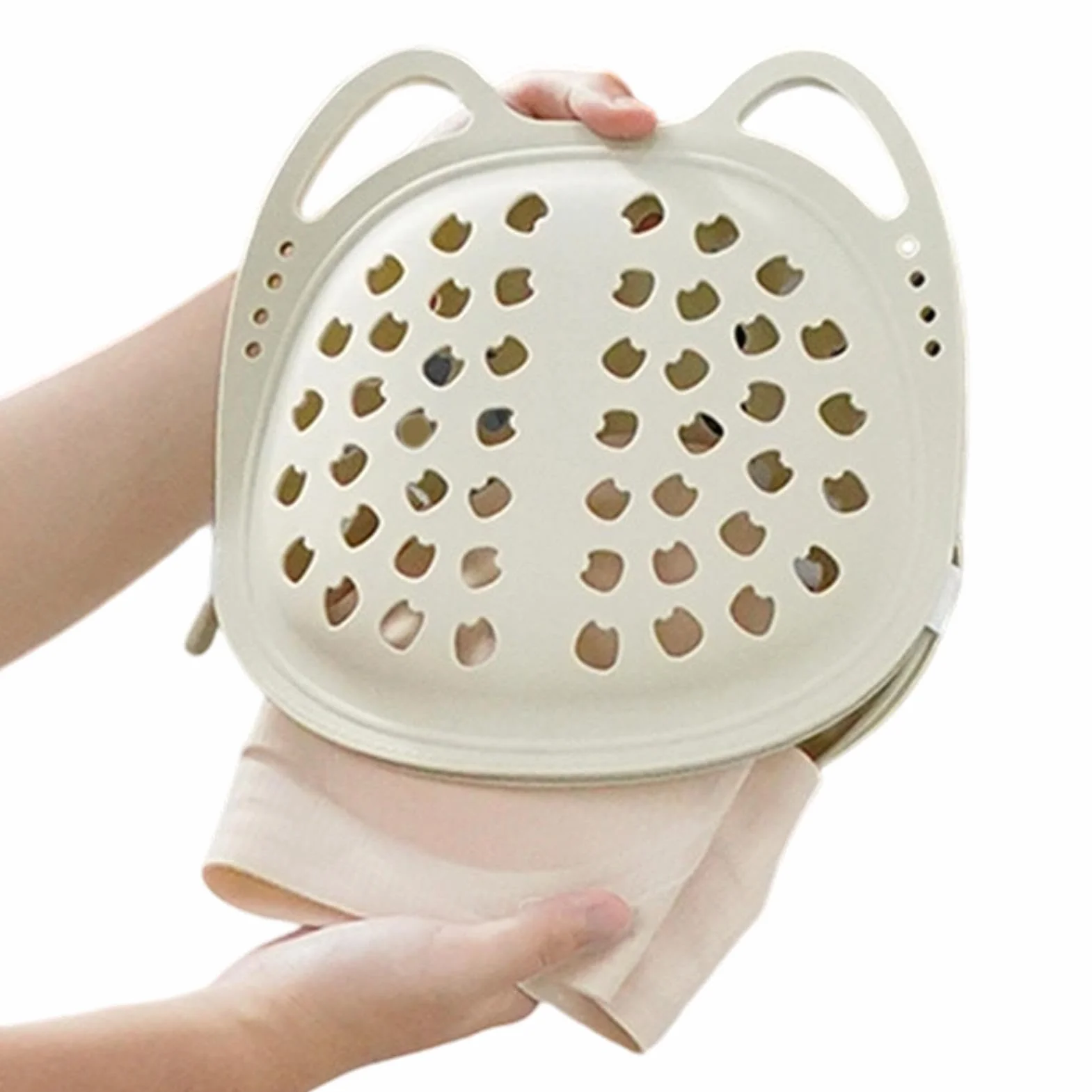 Bolsa de lavandería de silicona para sujetador, funda antideformación, suave y resistente a altas temperaturas, compatible con máquina, diseño protector para lencería delicada