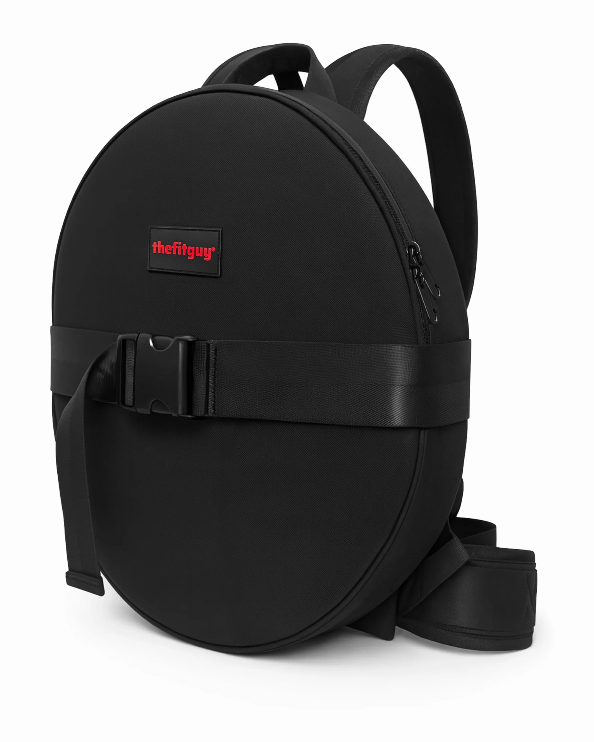 THEFITGUY Mochila pesada para pesas de gimnasio, para flexiones, elevaciones de pantorrillas, sentadillas, uso en la espalda o en la parte delantera, se adapta a placas de hasta 17.5 pulgadas de