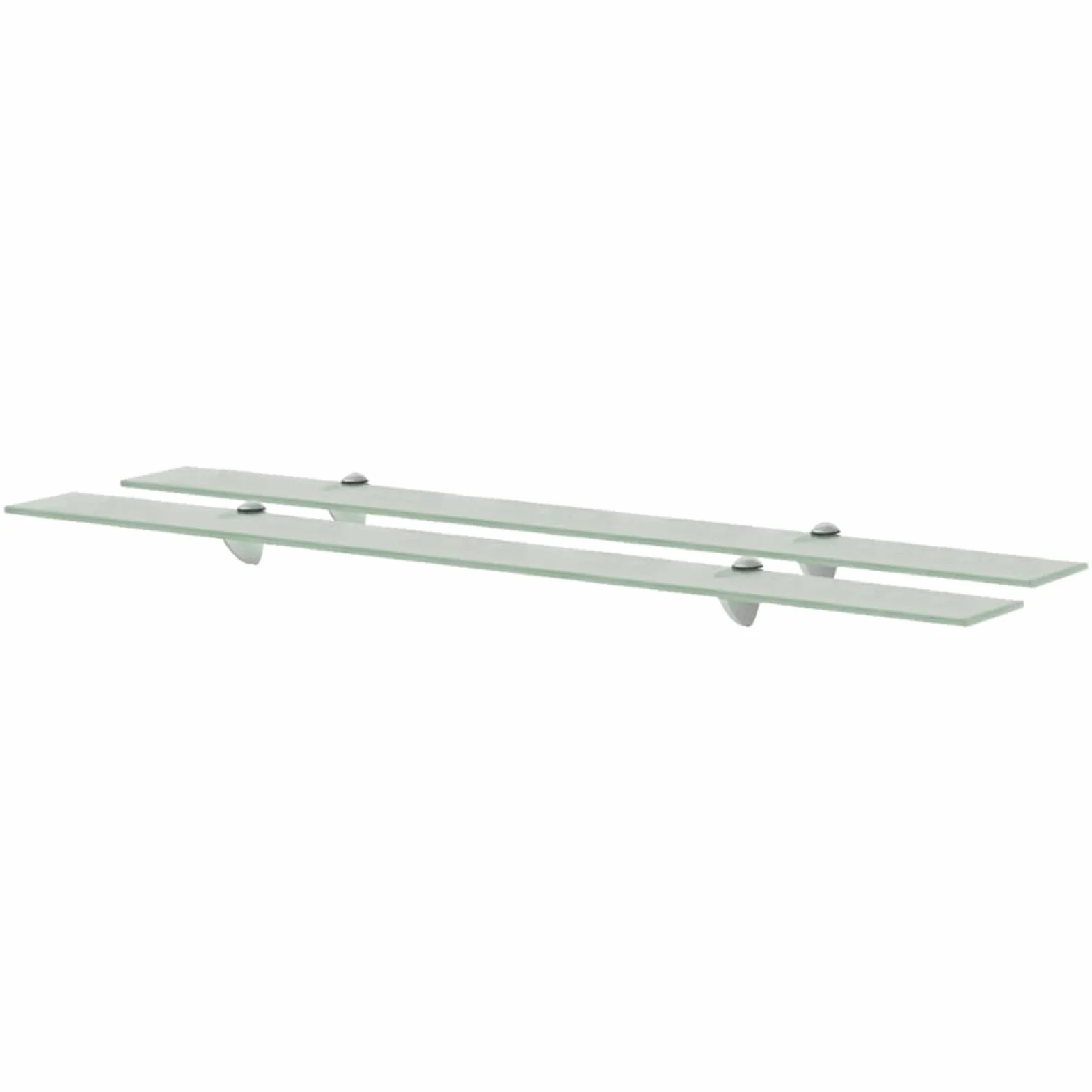 Homgoday Estantes flotantes de cristal, 100 x 10 cm, 8 mm, armario librería, vitrina, librería vertical, ahorra espacio, estantería de suelo, para salón, estudio, modelo 3051517