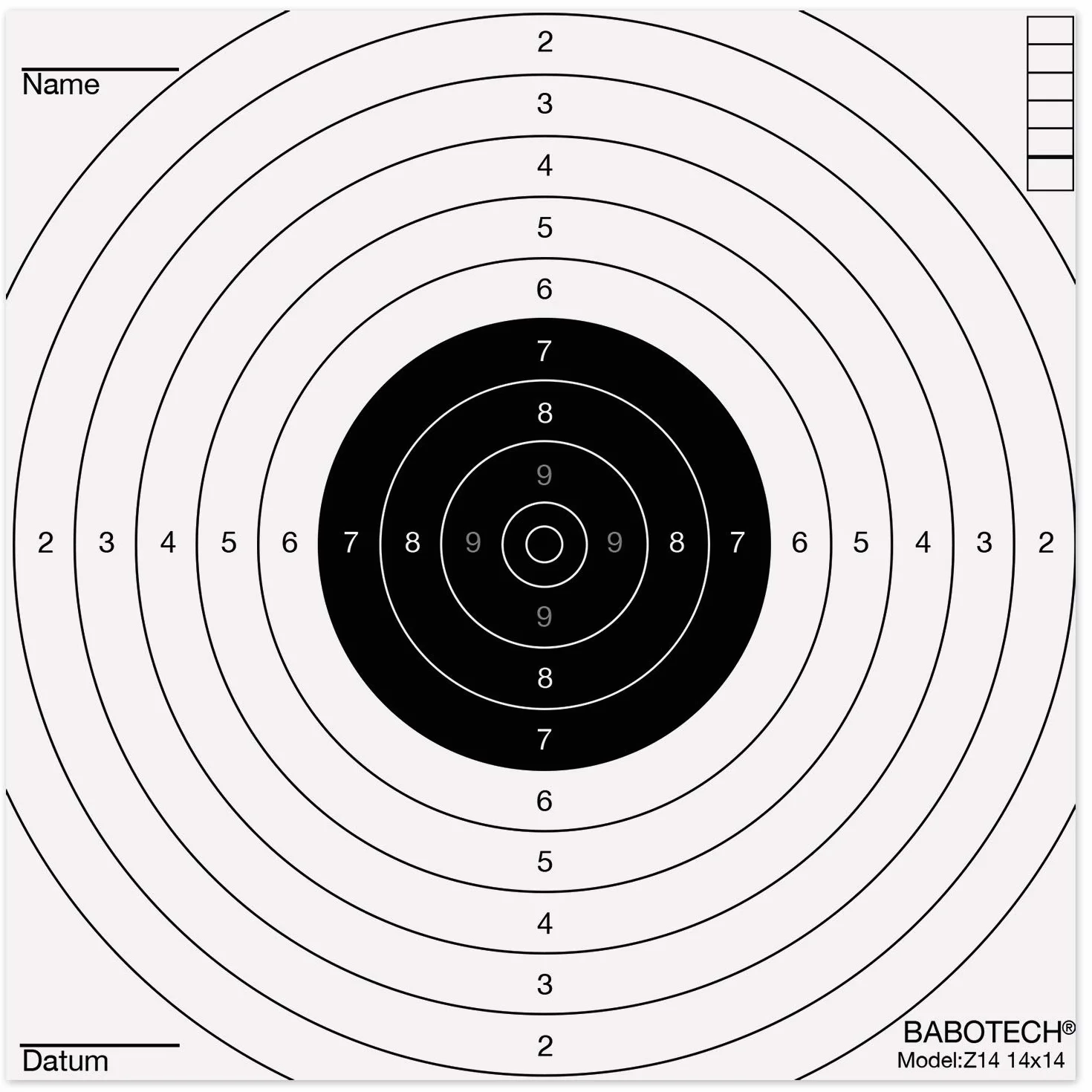 Dianas de 14 x 14 cm para pistola, rifle de aire comprimido, Airsoft, paquete de 100 unidades