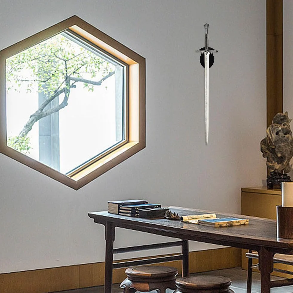 Kiuiom Colgador para Espadas de Pared, Soporte para Hachas, Exhibición Vertical