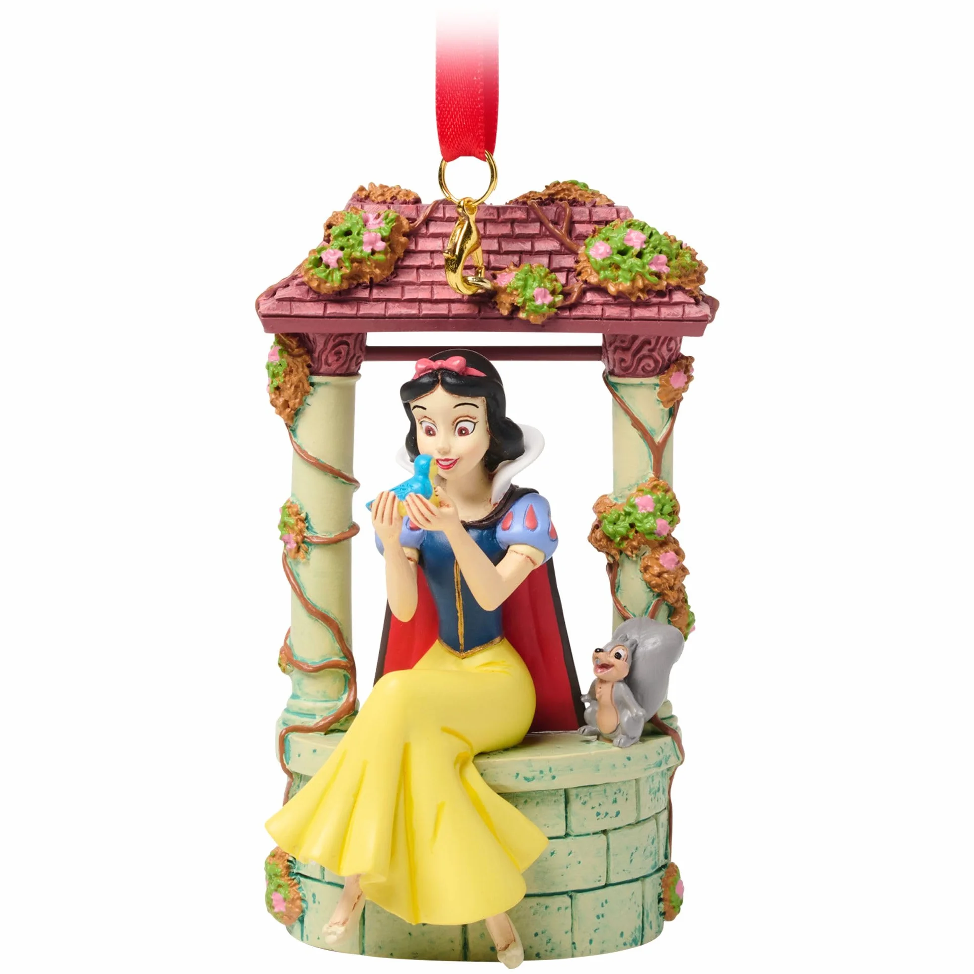 Disney Store Adorno Oficial Blancanieves Sketchbook, 10 cm, Decoración árbol de Navidad para Colgar o Figura Independiente