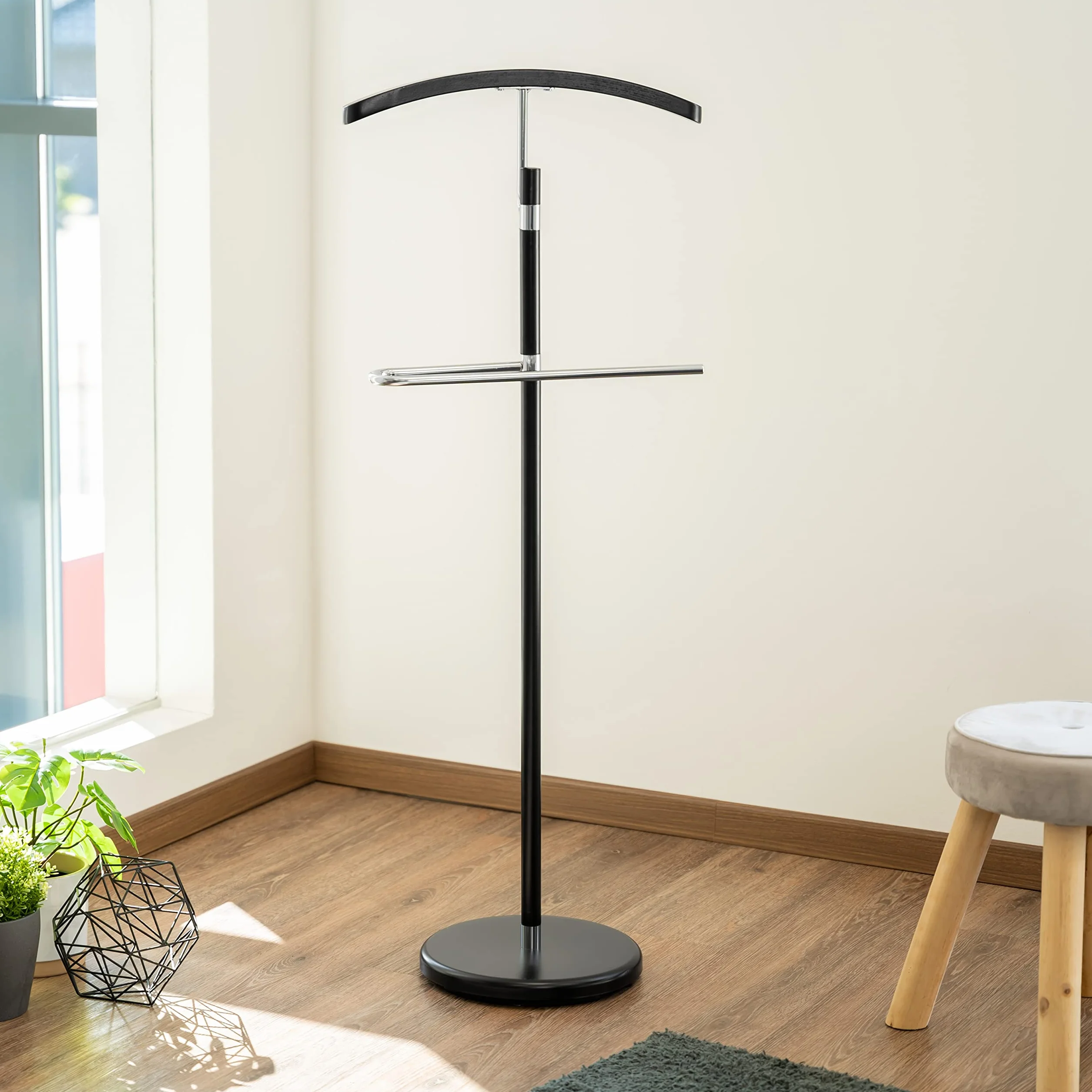 bremermann Caballete para ropa (115 cm), color negro