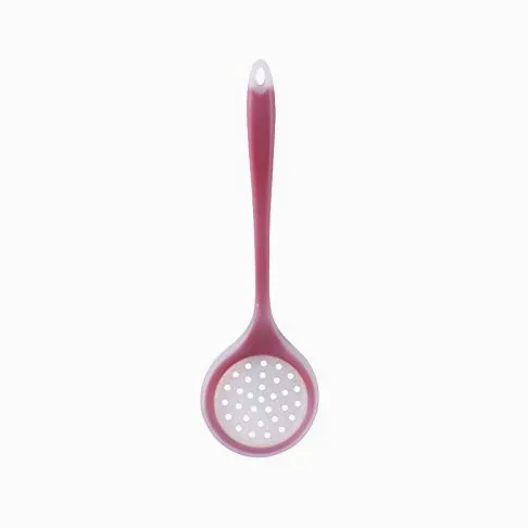 Colador Un colador Hecho de Material de Silicona Que se Puede Utilizar en la Cocina de la casa. (Color : Purple)