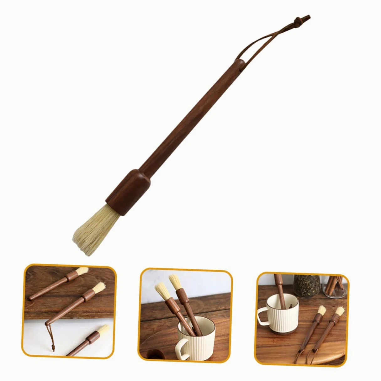 Amosfun 4 Piezas Cepillo De Limpieza Para Cafeteras Cepillo De Limpieza De Café En Polvo Cafetera Express Casera Cafetera Espresso Cepillo Para Maquina De Cafe Café Expreso Molido Nuez