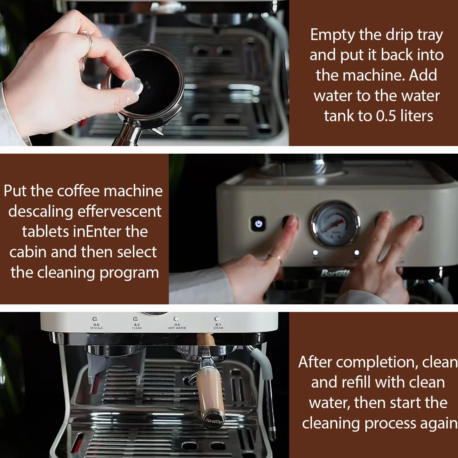 Pastillas de Limpieza para Máquinas de Café Espresso, 16 Unidades Fórmula Eficaz para Eliminar Residuos y Aceites, Mantén tu Máquina en Óptimas Condiciones y Mejora el Sabor del Café