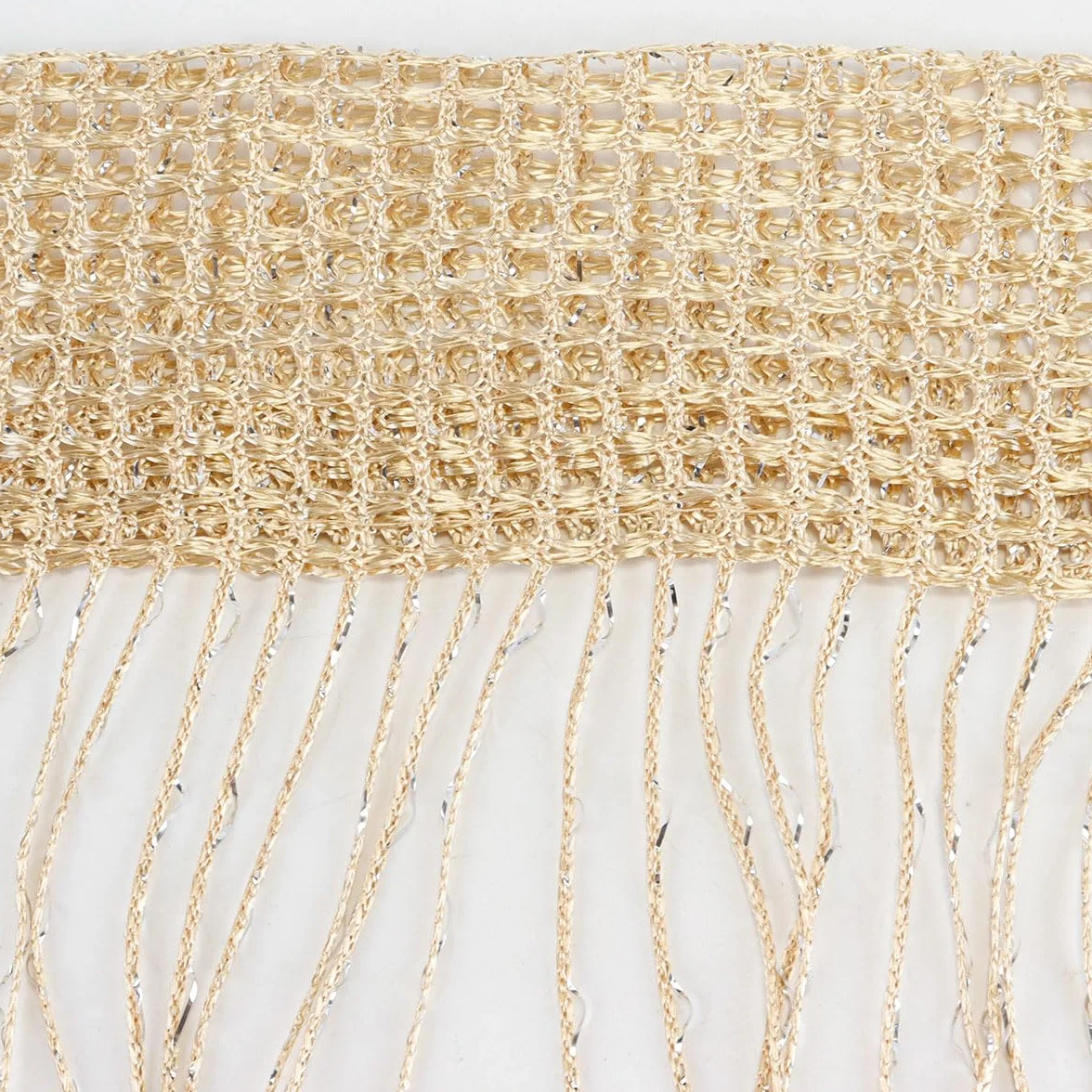 Cortina de hilo para puerta de patio, 200 x 100 cm, ideal como separador de ambientes o decoración, con borlas decorativas y brillantes para puertas y ventanas.