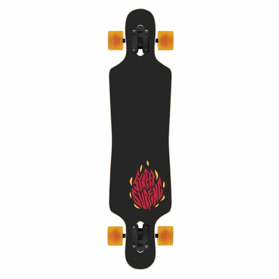 Bahamut Longboard Drop Through Freeride 39" Maple Curve Ejes Reverse Kingpin Ruedas 70 mm