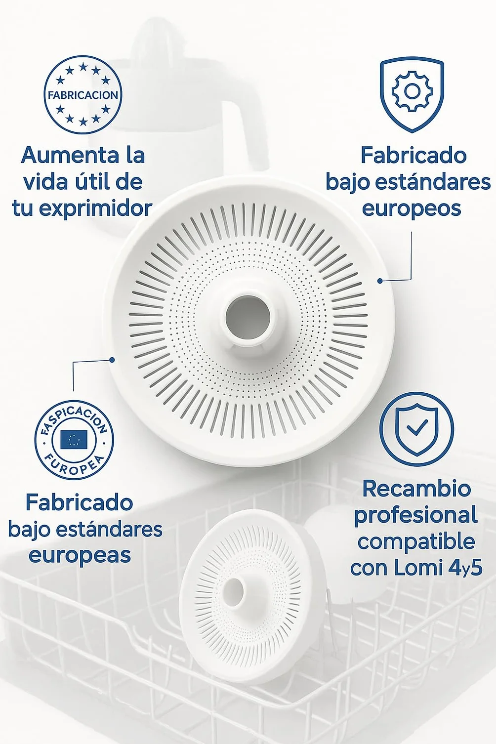 Lomi - Filtro Rejilla Exprimidor Lomi 180mm - 202041