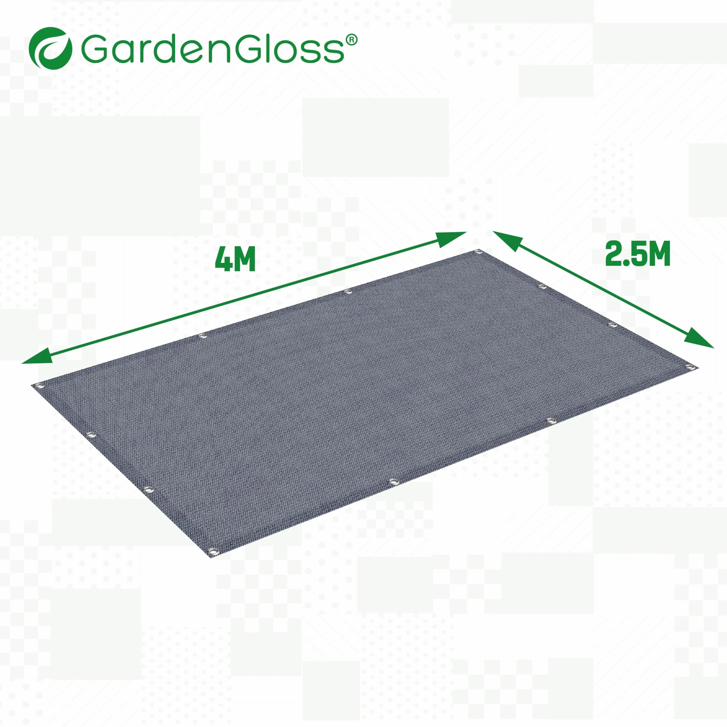 Alfombra de Camping Exterior Impermeable GardenGloss con 12 Clavos y Bolsa de Transporte