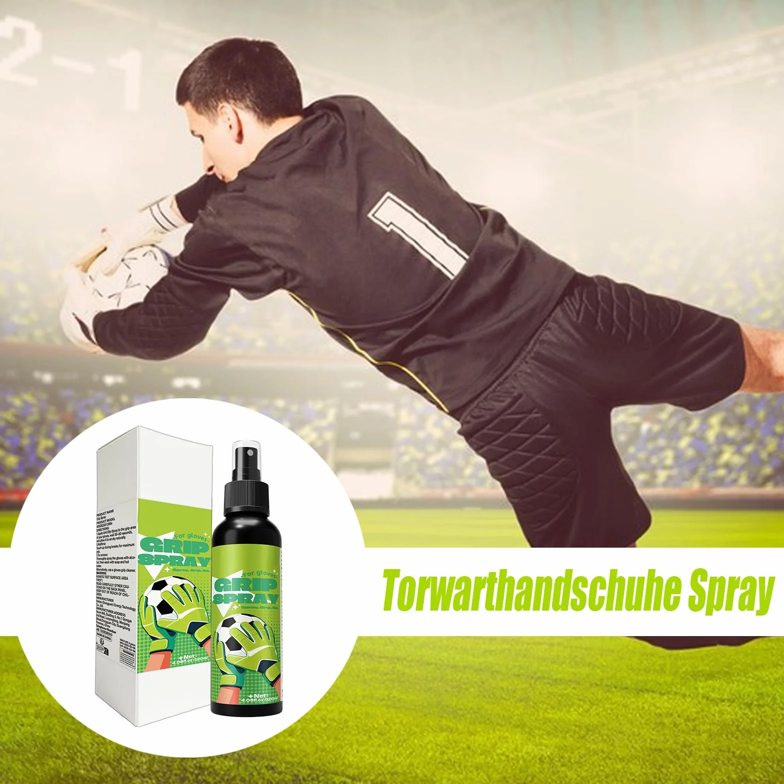 Genérico Spray Antideslizante para Calzado, Adherente para Guantes de Portero - Deportes Entrenamiento Gimnasio