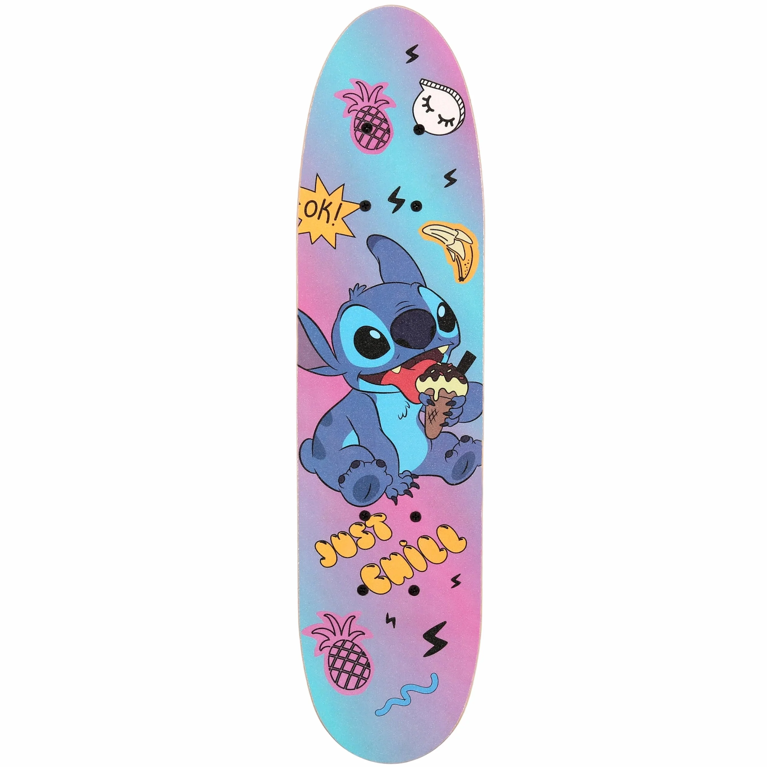 Disney Stitch Planche à roulettes en Bois 61cm antidérapante 20-50kg