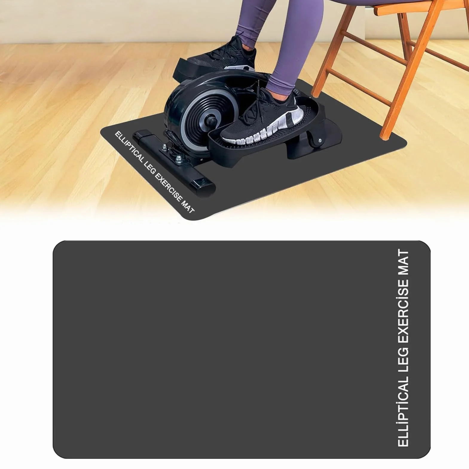 Estera de deslizamiento para sub-oficina elíptica, Ellipse Leg Ejercitador Estera de Deslizamiento, Equipo de Ejercicio | Fitness para una suboficina Ejercicio Pedal de pie y pierna Colpo