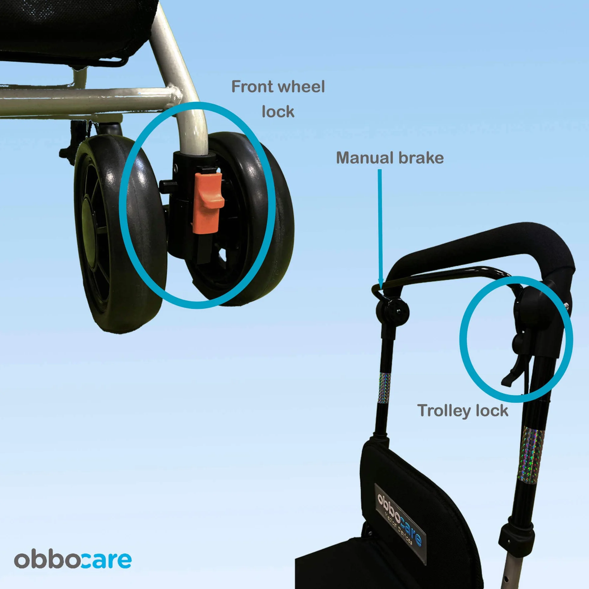Carro De La Compra De 4 Ruedas Con Asiento En Color Gris. Carro Andador De Aluminio Plegable Para Ancianos. Carrito Con Bolsa Portaobjetos 20L