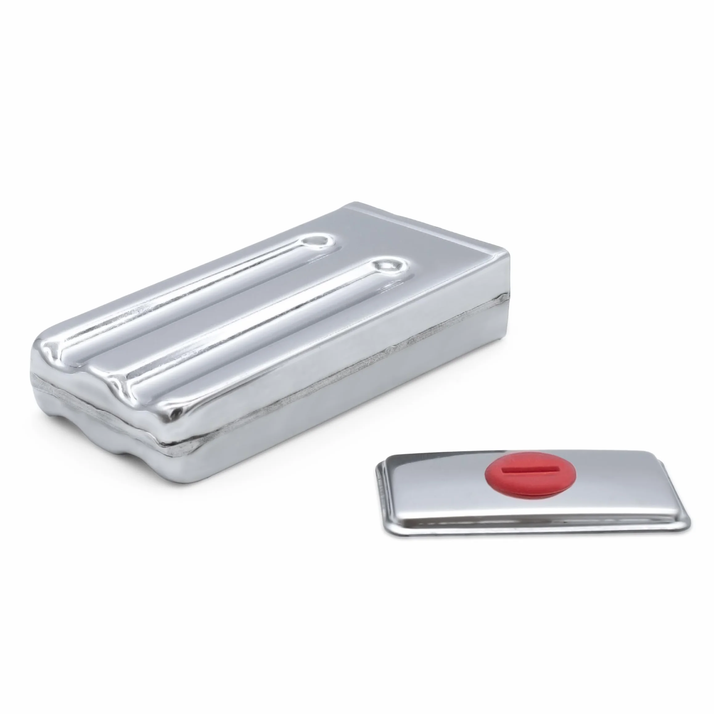 Moldes de hielo de acero inoxidable reutilizables, incluye 50 palitos de helado de madera, juego de 6 unidades, molde con soporte de metal para paletas de hielo, moldes de hielo de agua, aptos para