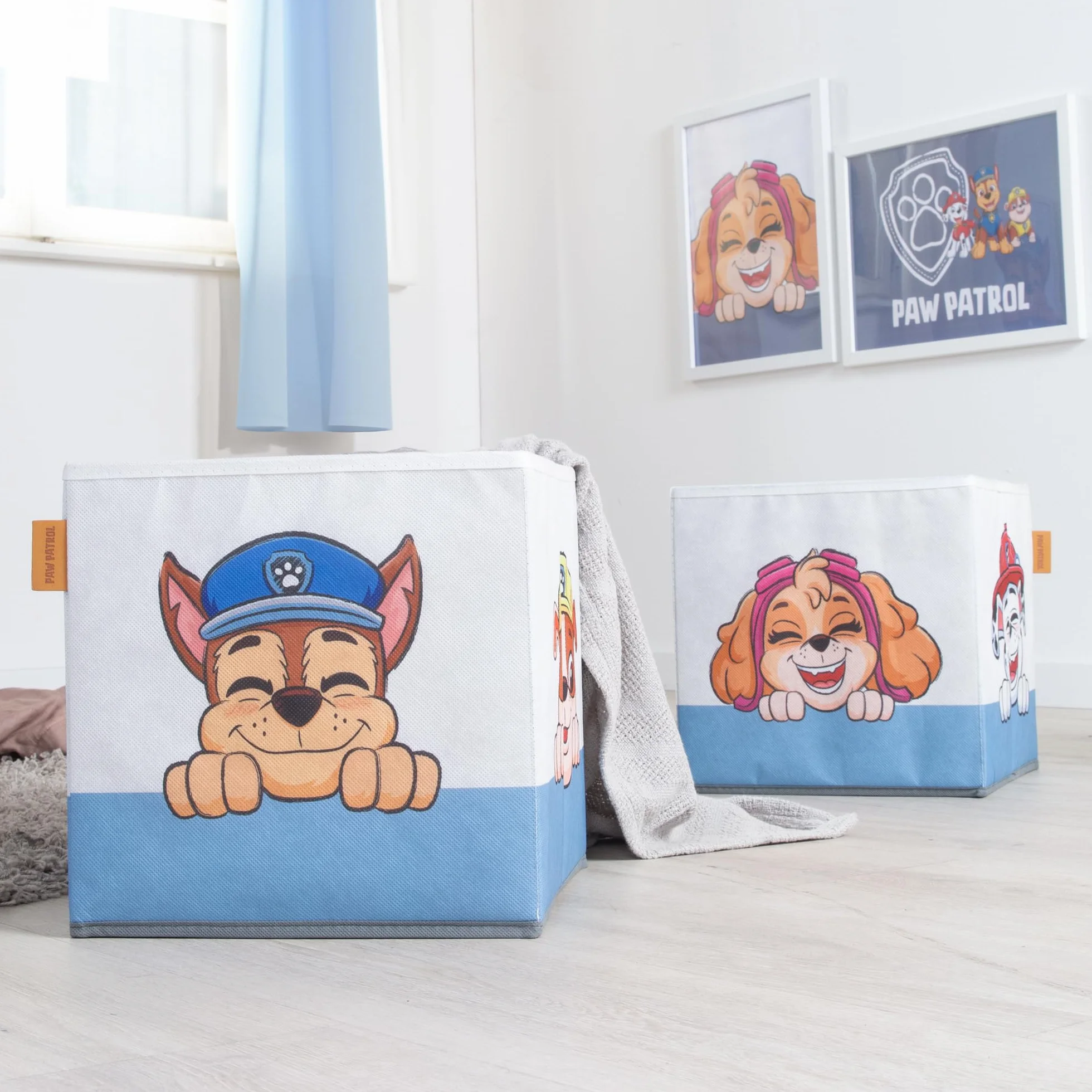 Caja de Almacenaje Paw Patrol para Niños 27 x 27 cm Plegable