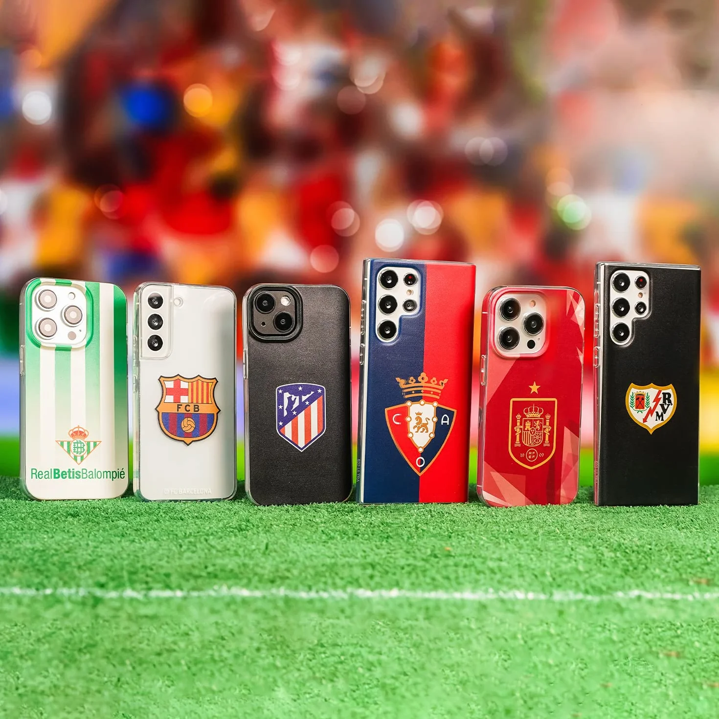 Funda Atlético de Madrid para OPPO A38 A18 Silicona Flexible Transparente Oficial